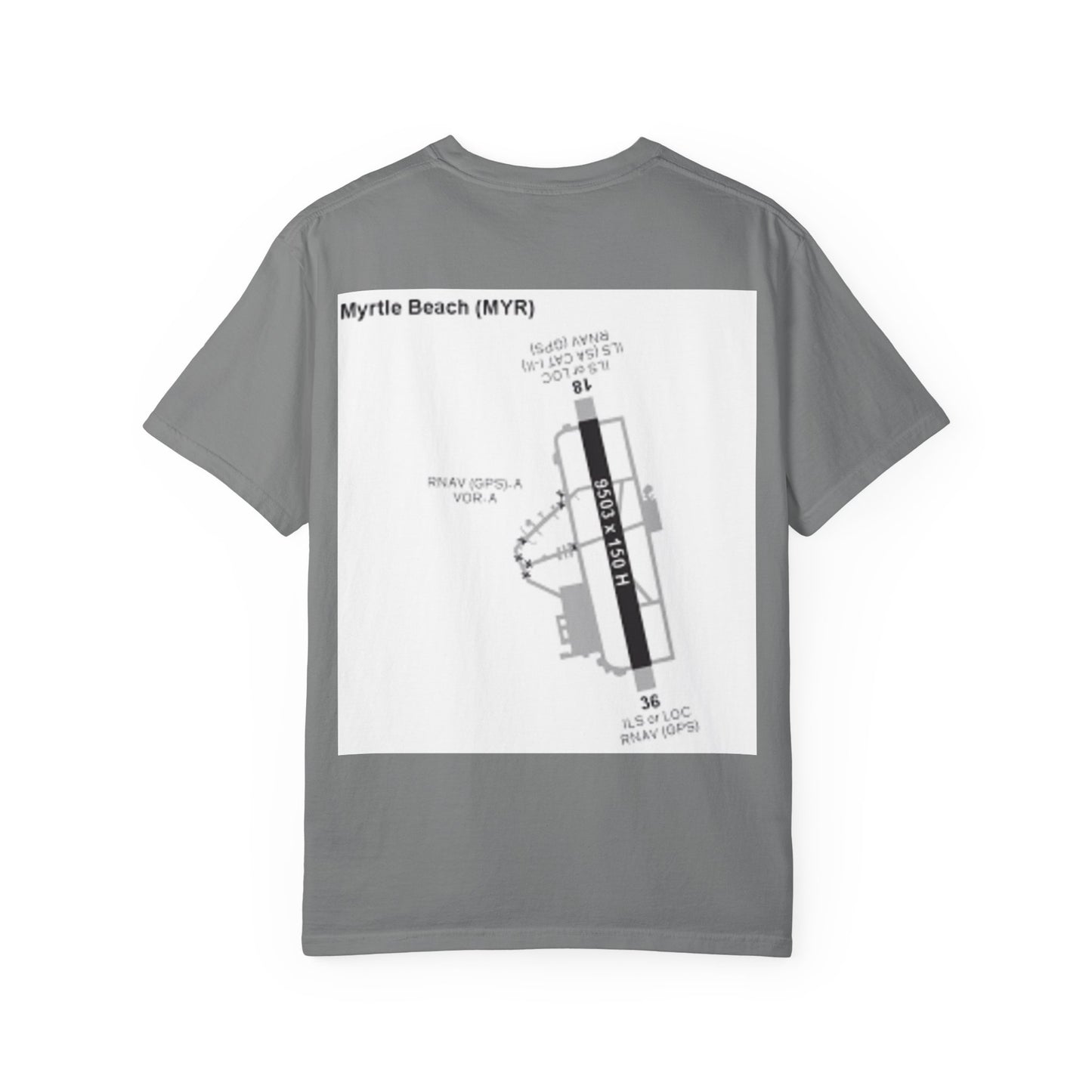 KMYR airport t-shirt