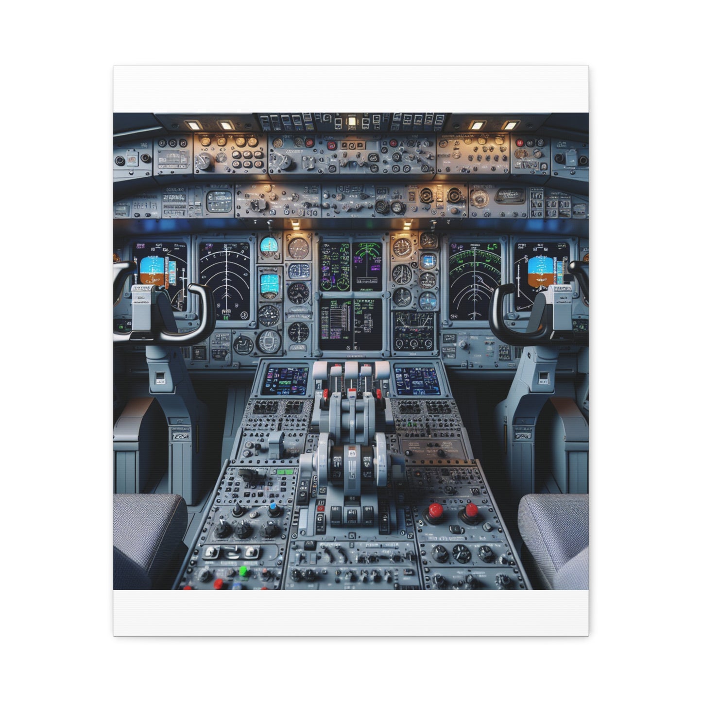 airplane controls canvas