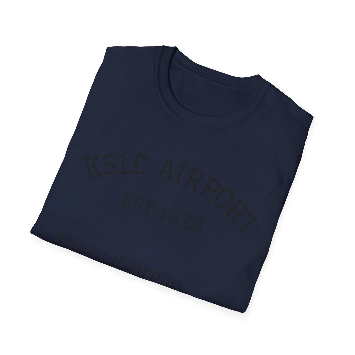 KSLC airport map t-shirt