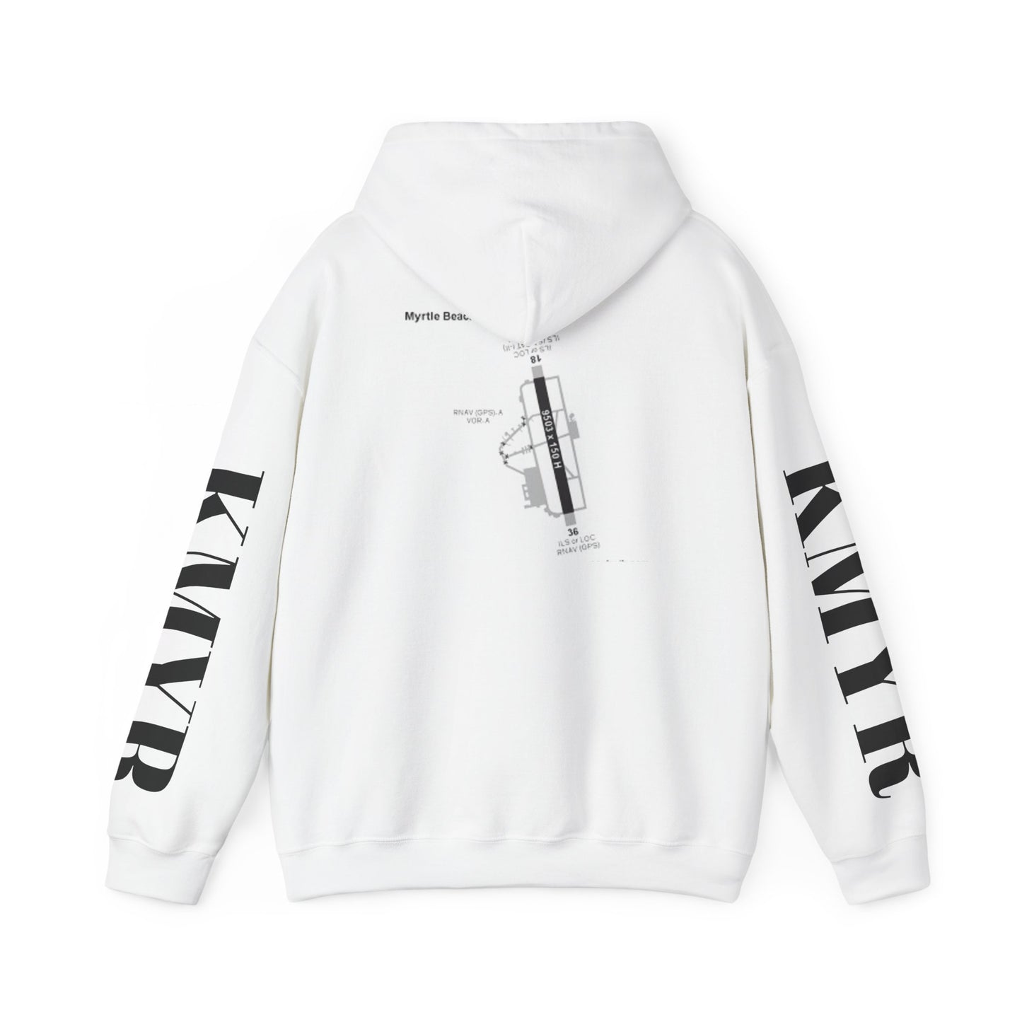 KMYR airport hoodie