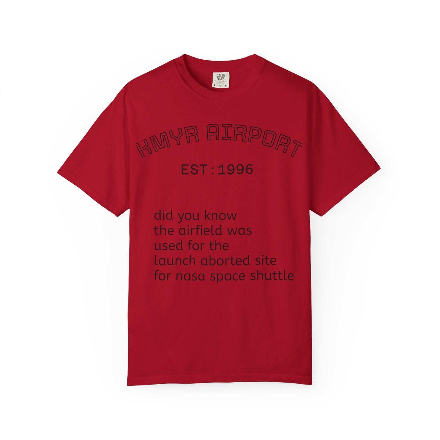 KMYR airport t-shirt