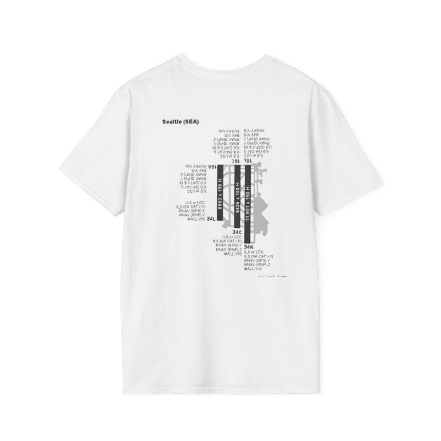 KSEA airport t-shirt