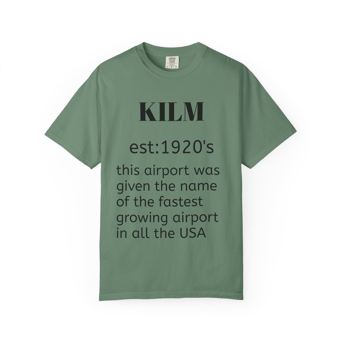(NEW!!) KILM airport t shirt