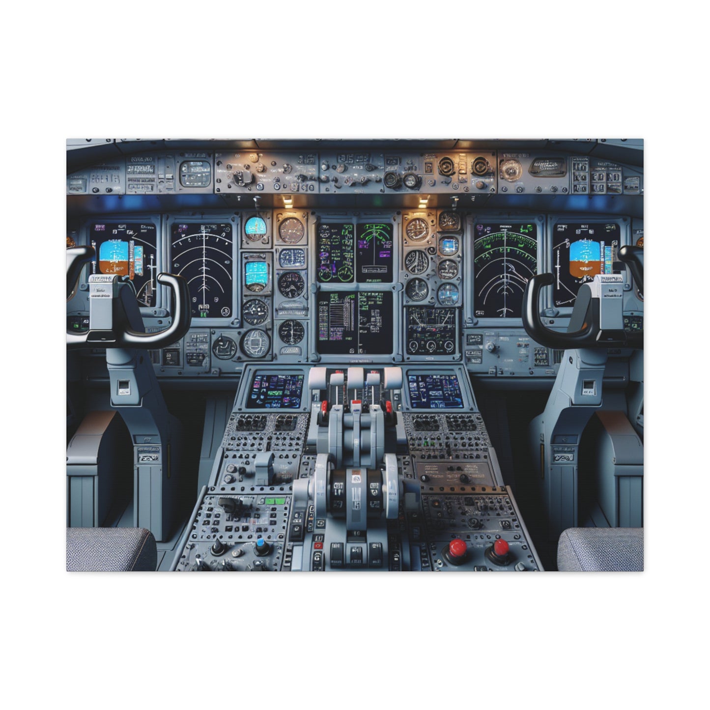 airplane controls canvas