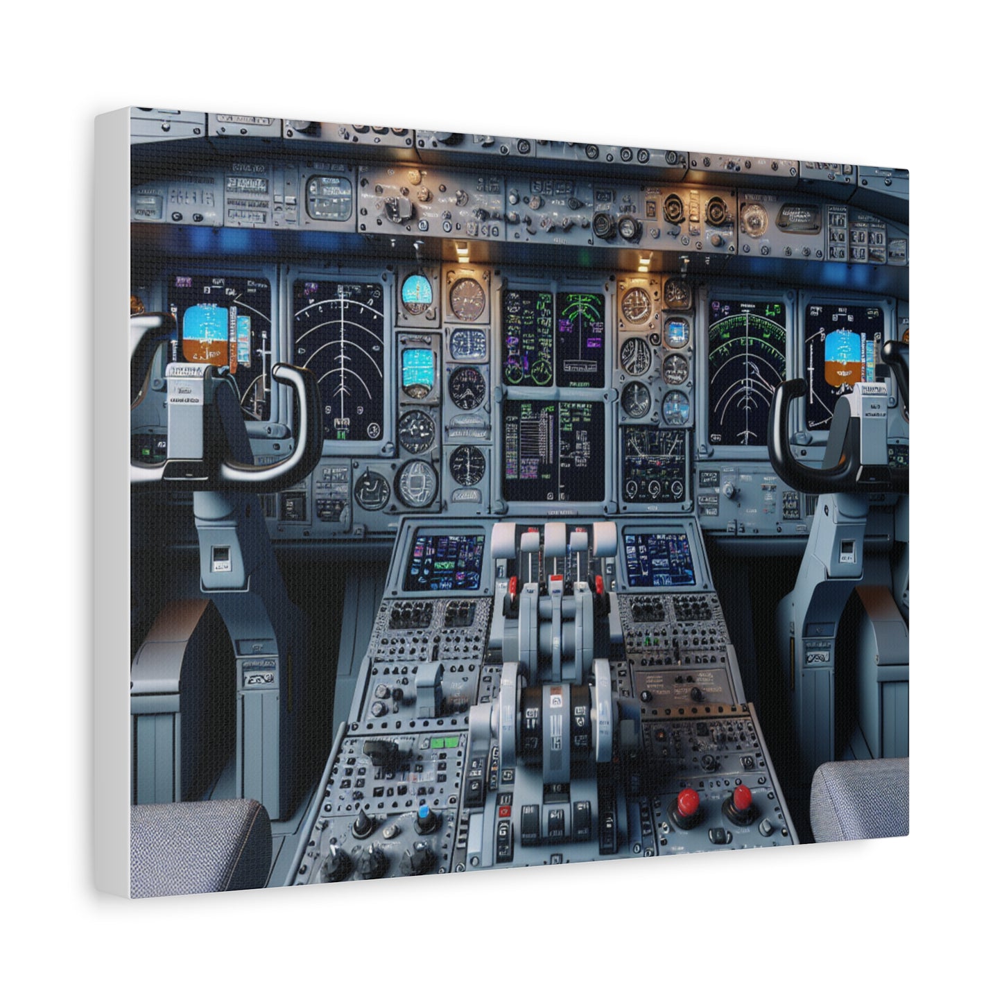 airplane controls canvas