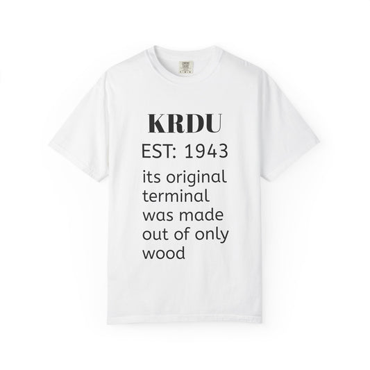 (NEW) KRDU airport t-shirt