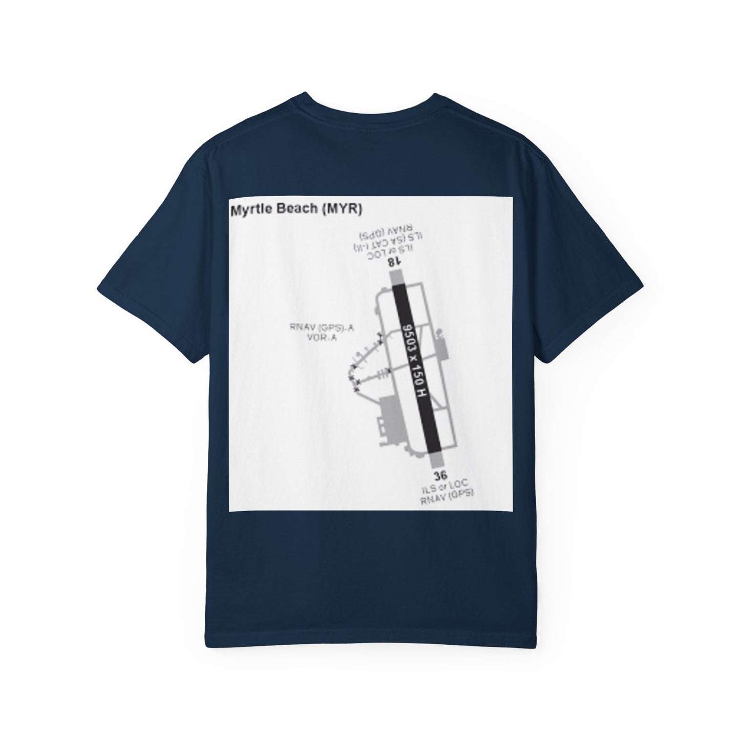 KMYR airport t-shirt