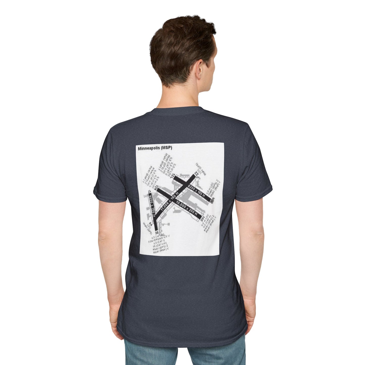 KMSP airport t-shirt