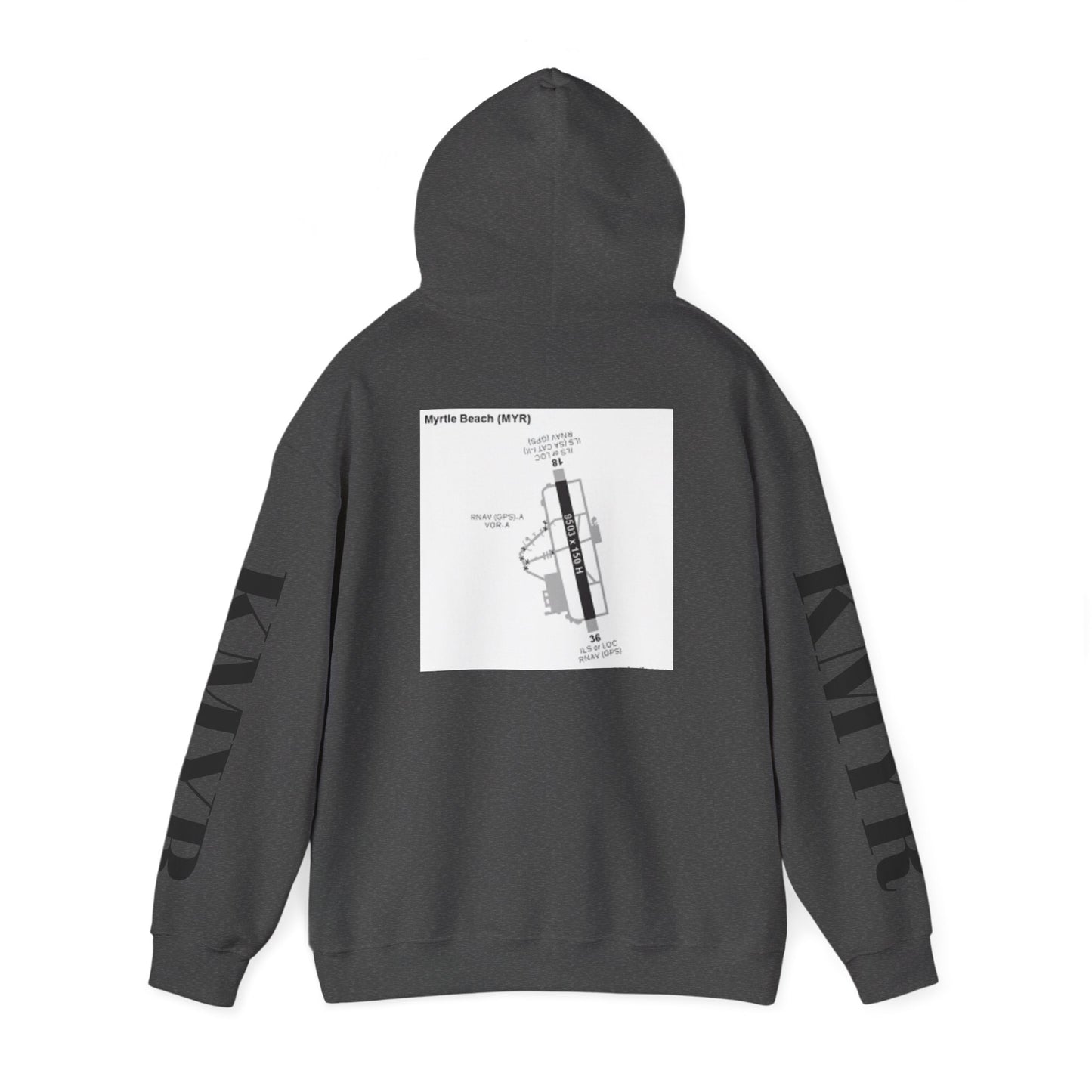 KMYR airport hoodie