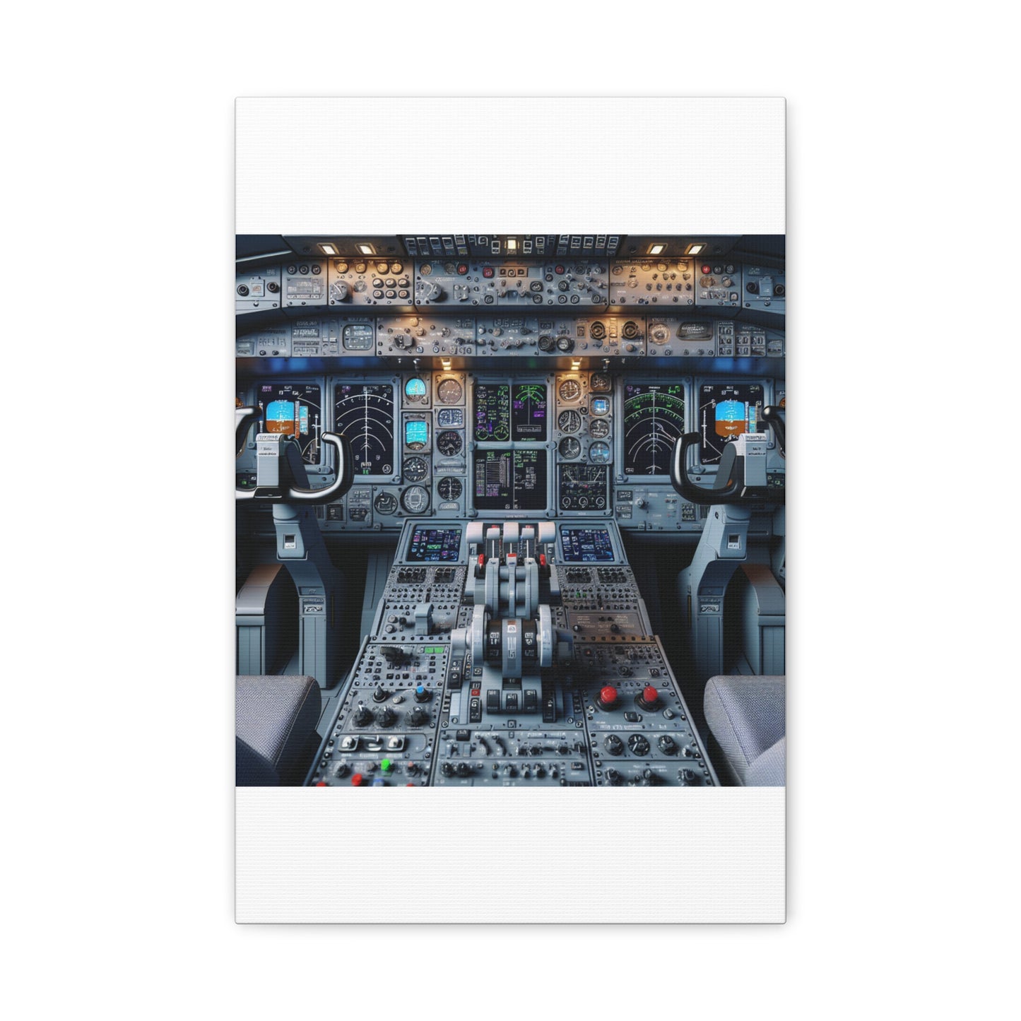 airplane controls canvas