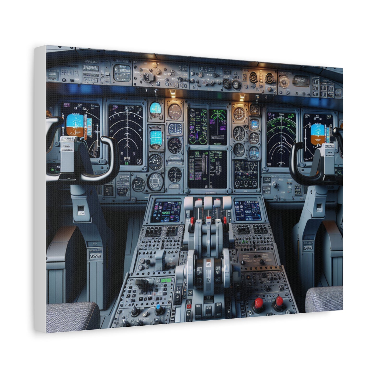 airplane controls canvas