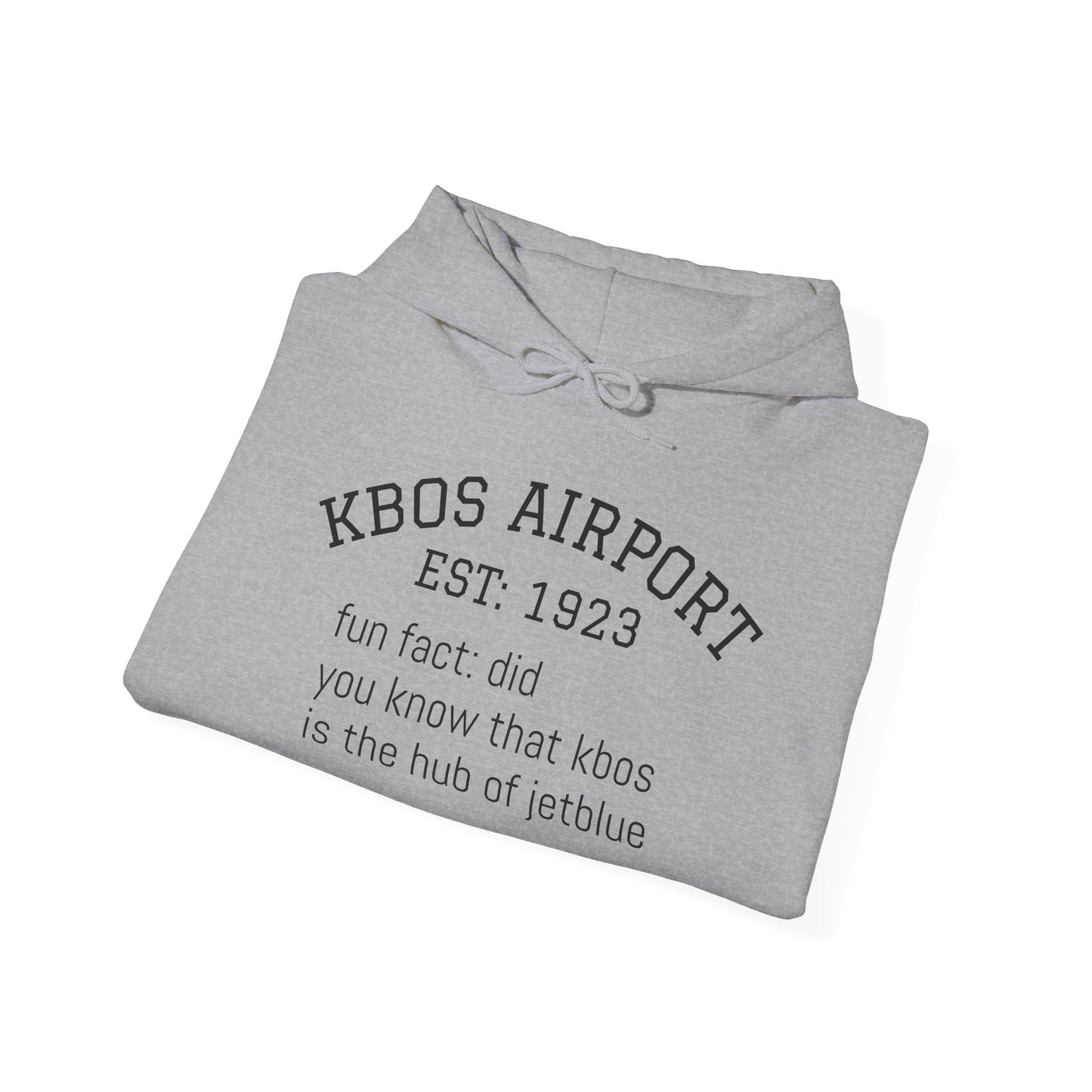 KBOS airport hoodie