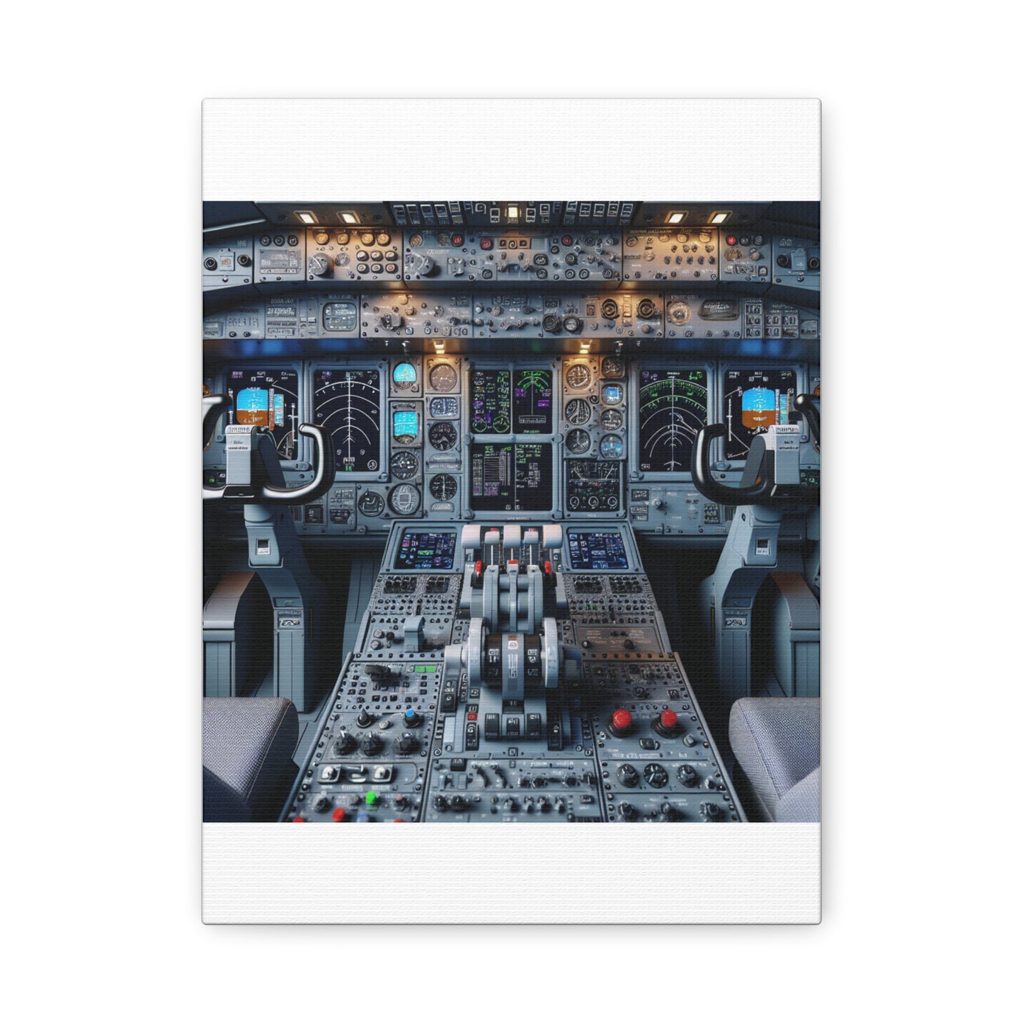 airplane controls canvas