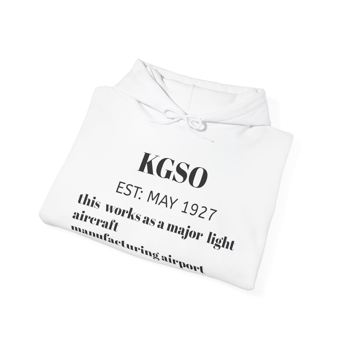 (NEW!!) KGSO airport hoodie