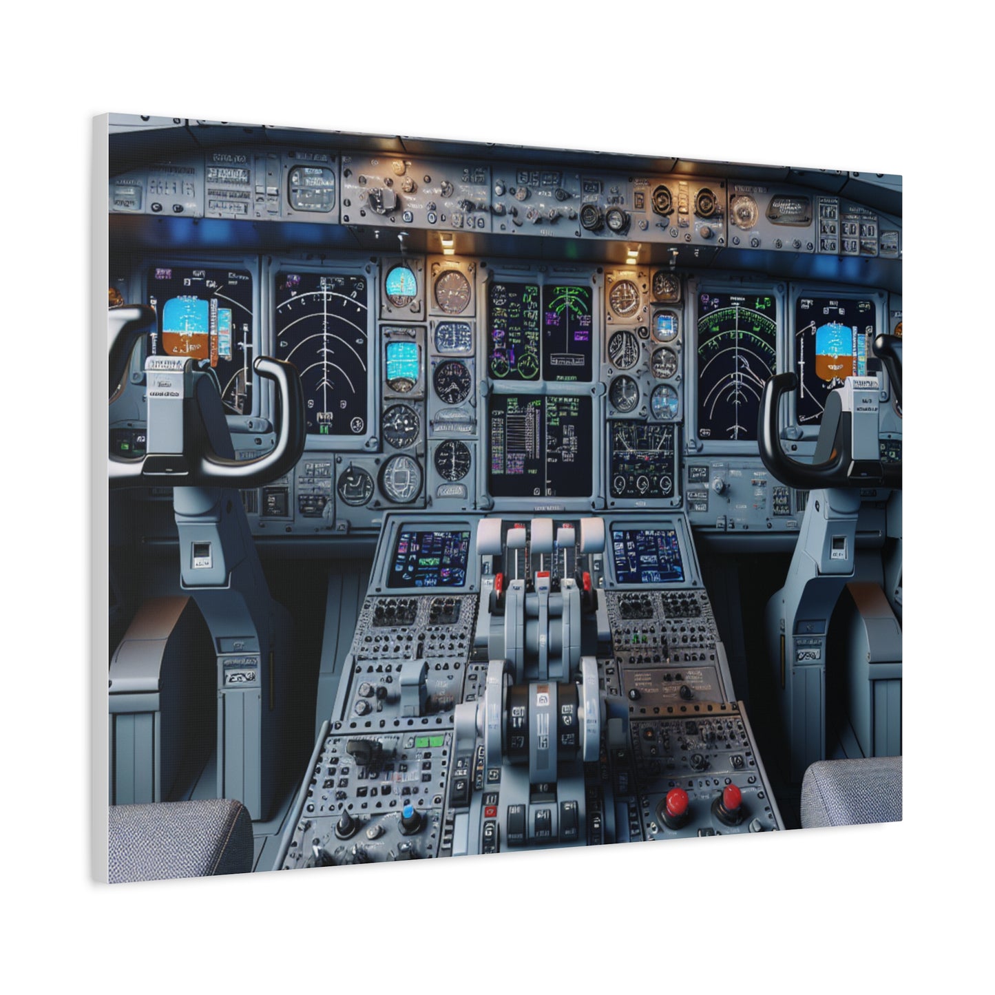 airplane controls canvas