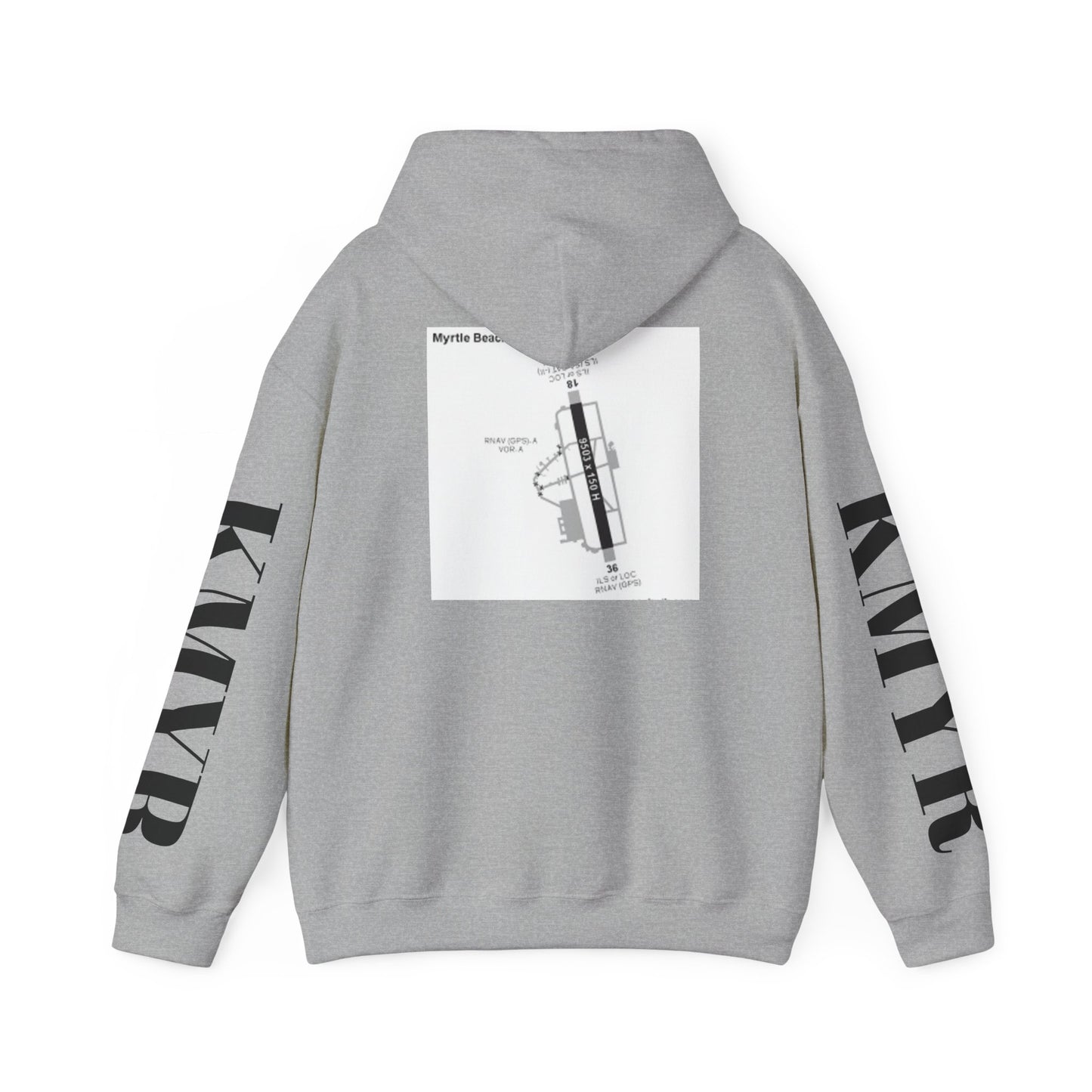 KMYR airport hoodie