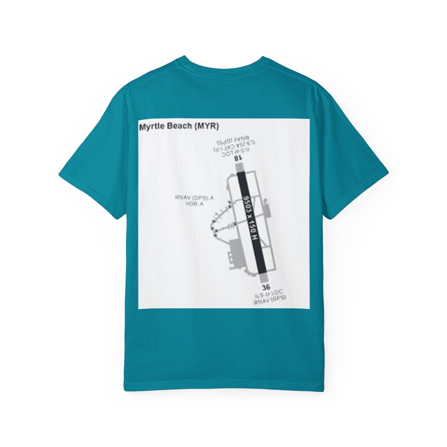 KMYR airport t-shirt