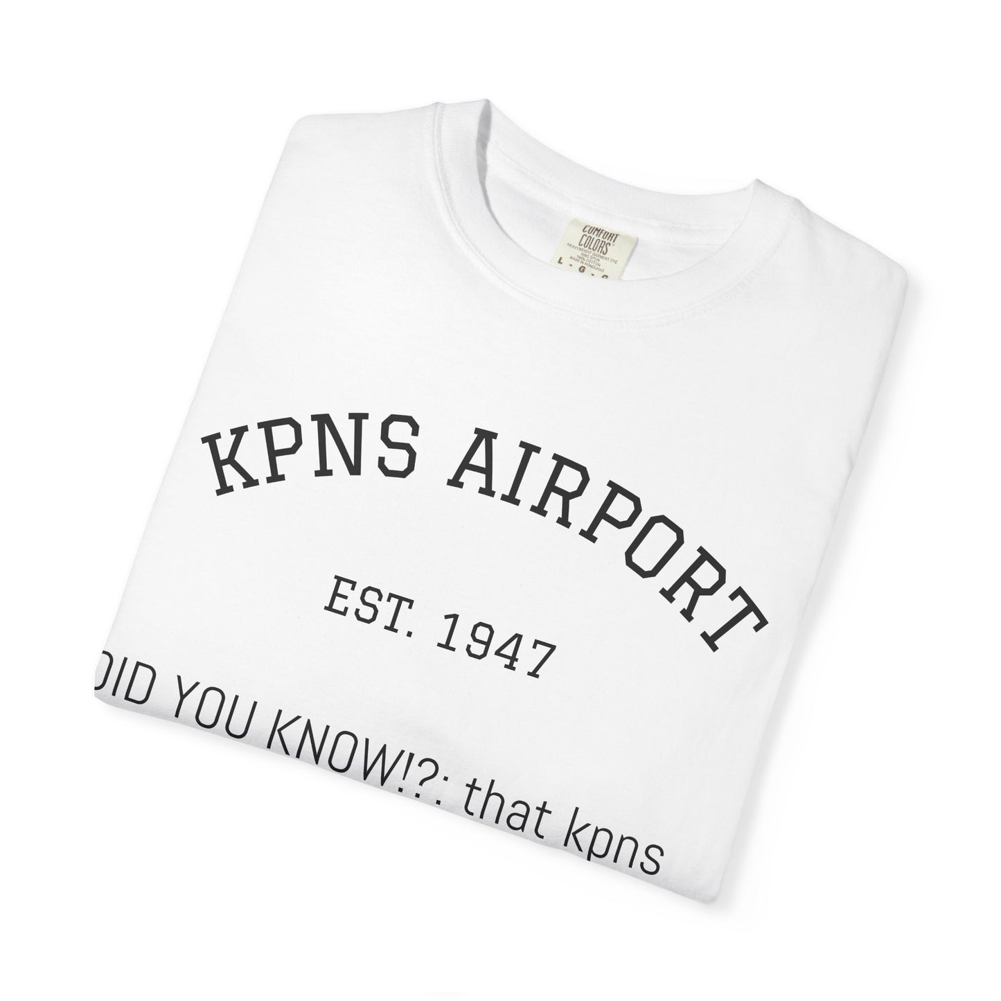 KPNS airport t-shirt
