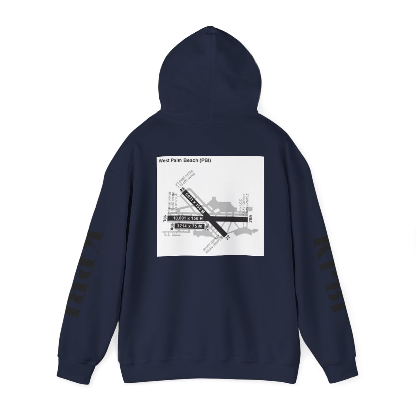 KPBI airport hoodie