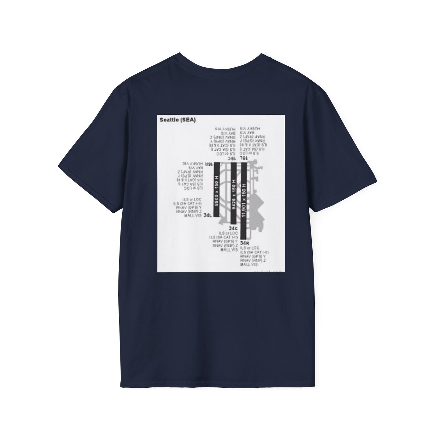 KSEA airport t-shirt
