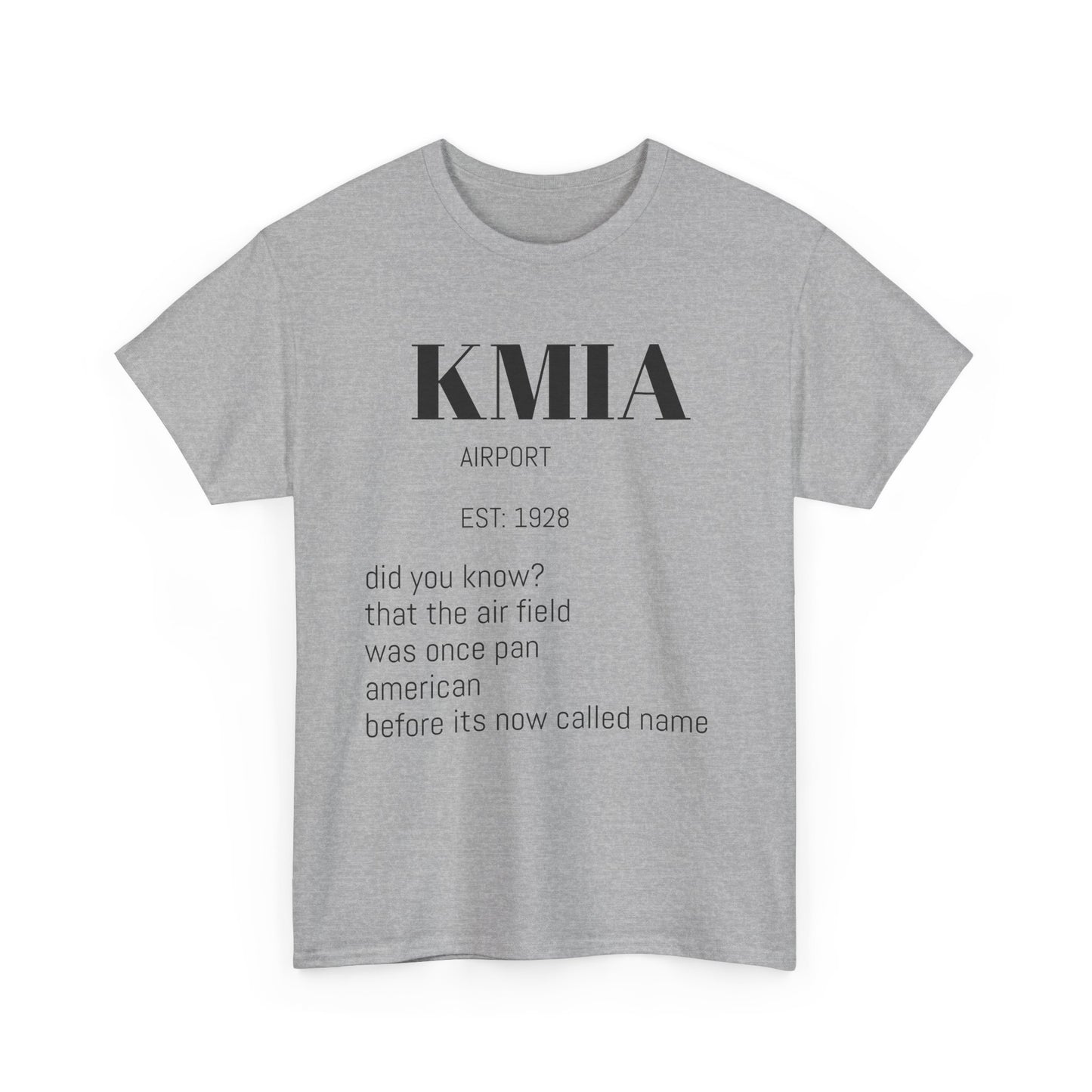 KMIA airport t-shirt