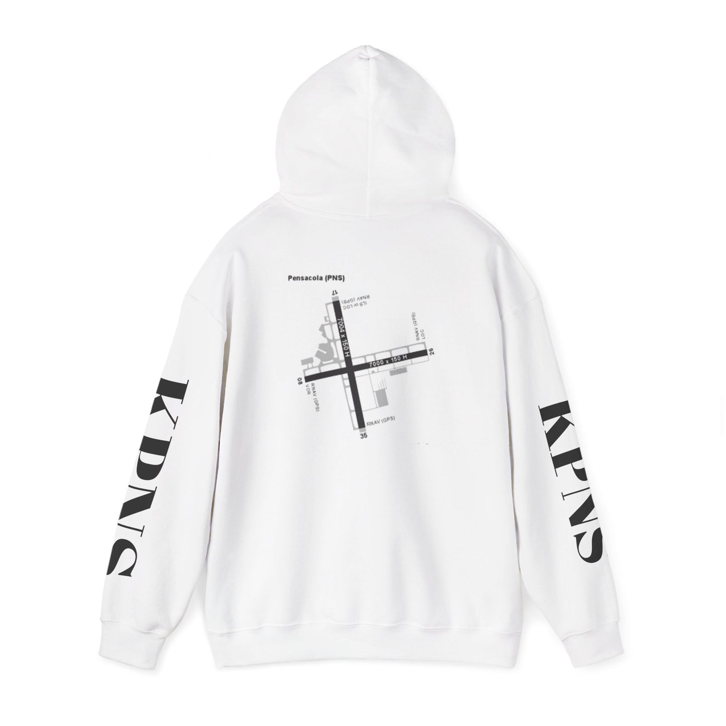 KPNS airport hoodie