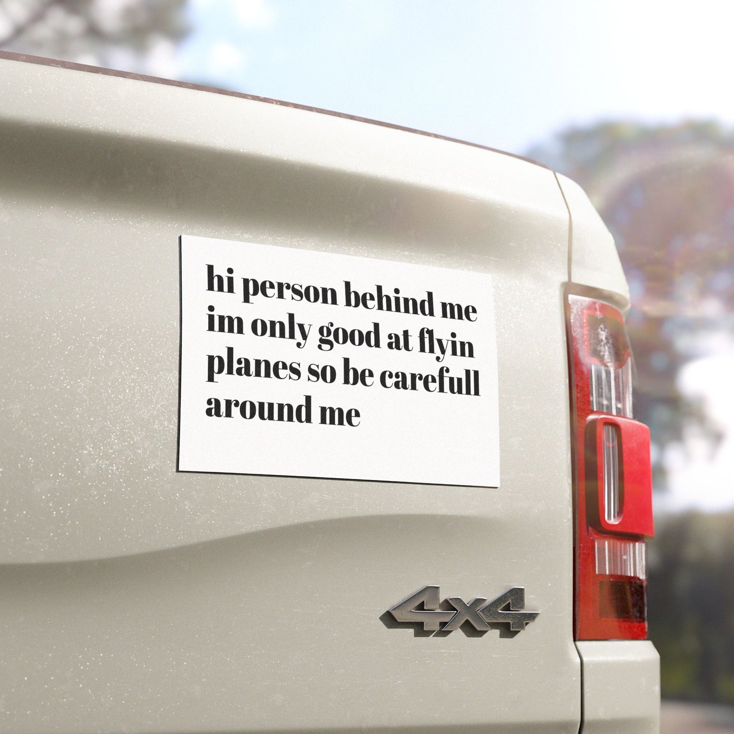 funny awareness car magnet