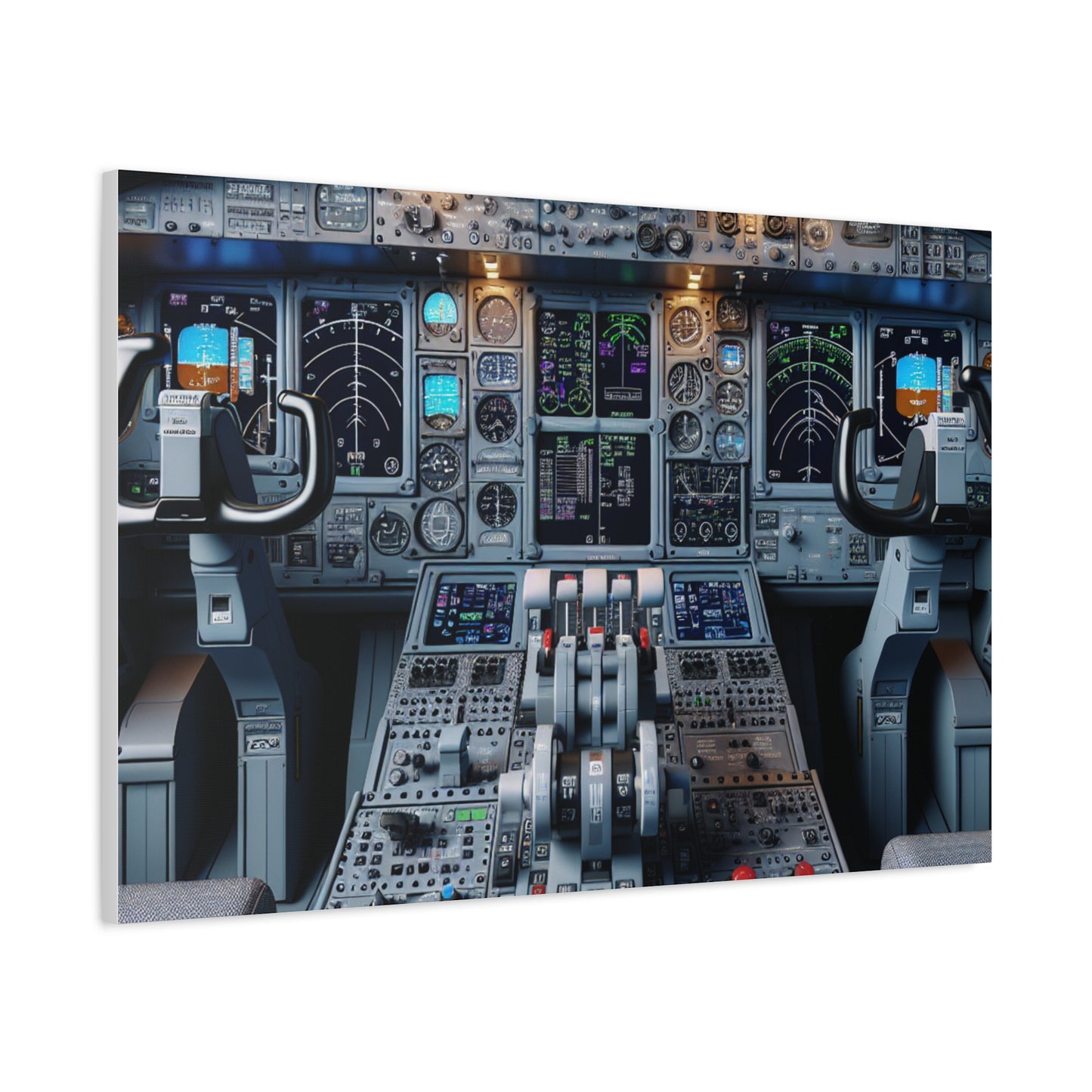 airplane controls canvas