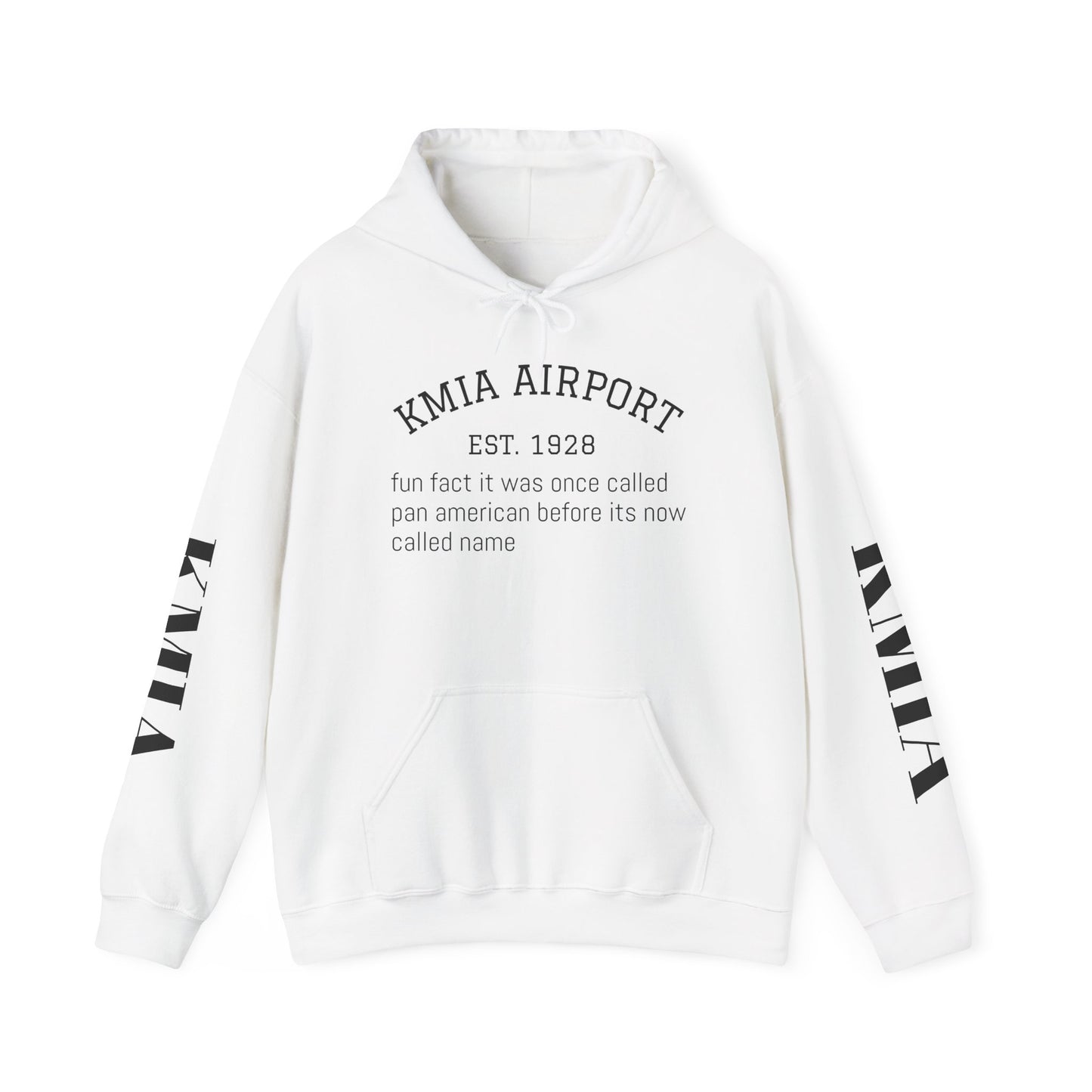 KMIA airport map hoodie