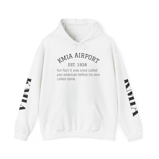 KMIA airport map hoodie