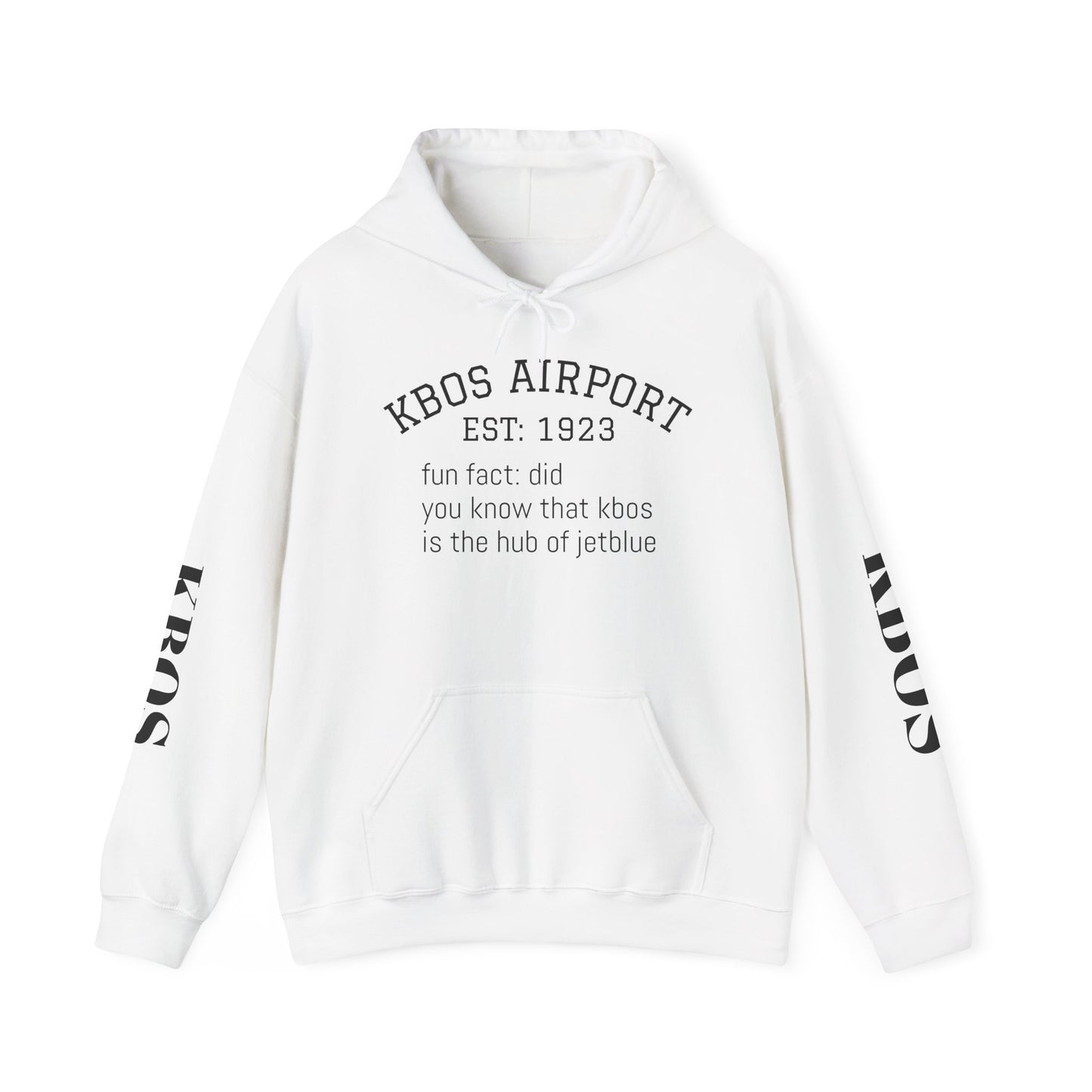 KBOS airport hoodie