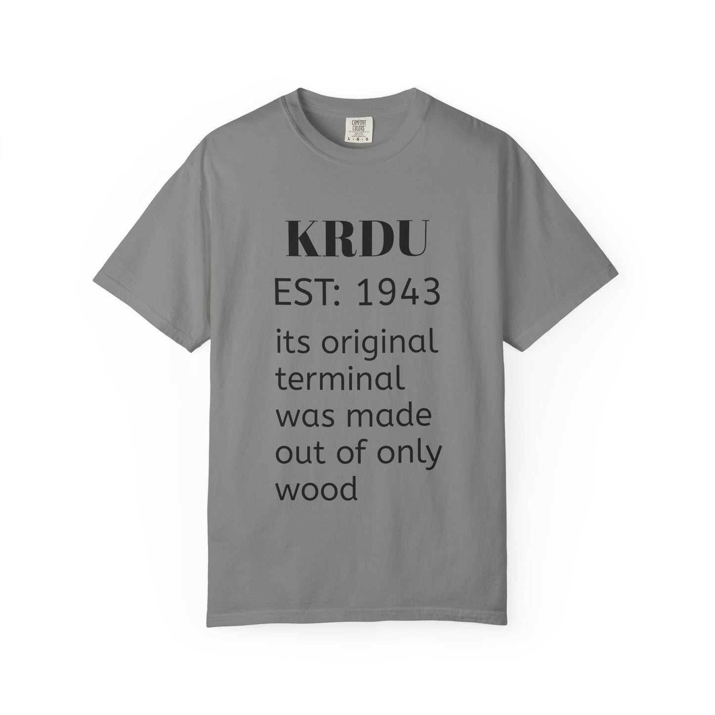 (NEW) KRDU airport t-shirt