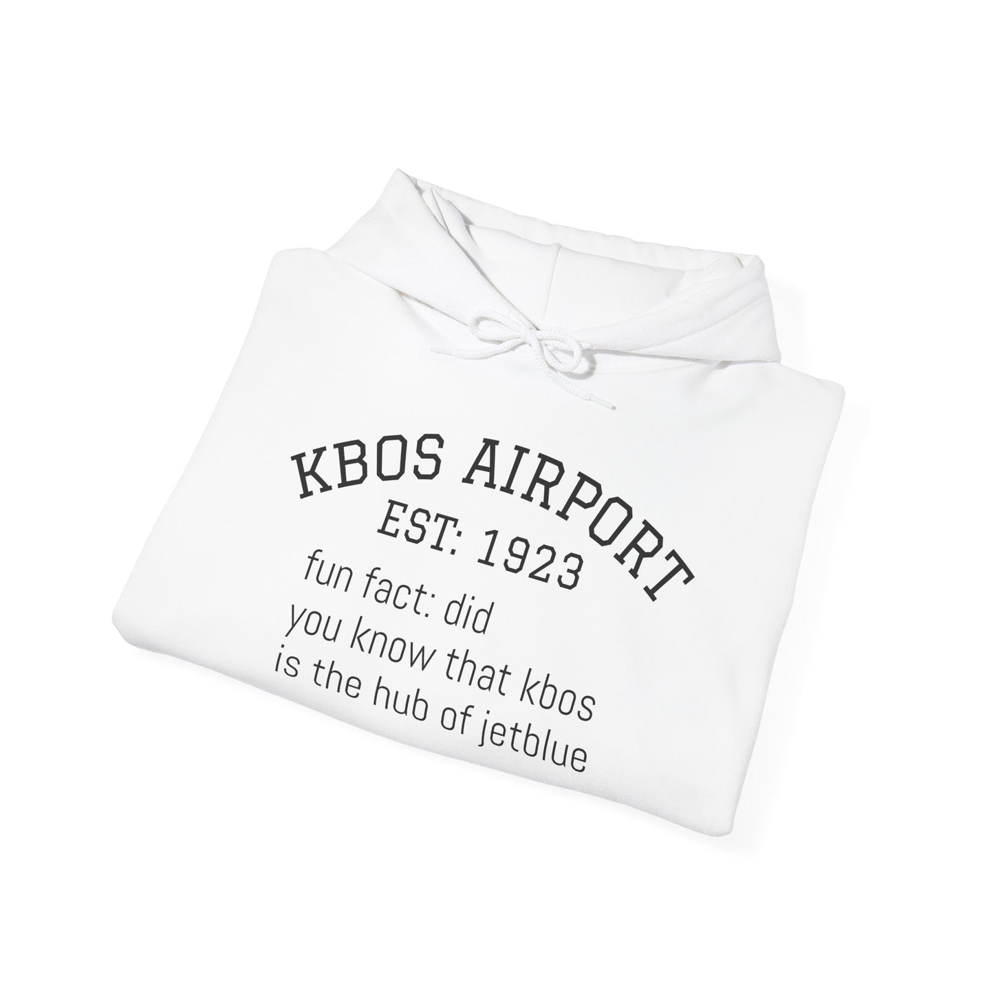 KBOS airport hoodie