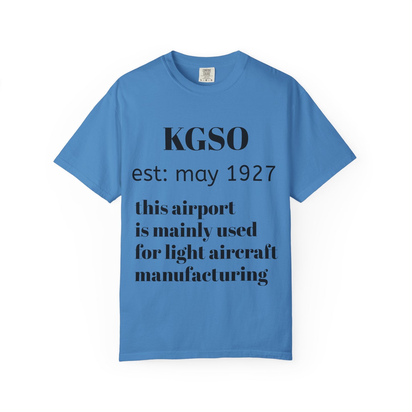 (NEW!!!!) KGSO airport t-shirt