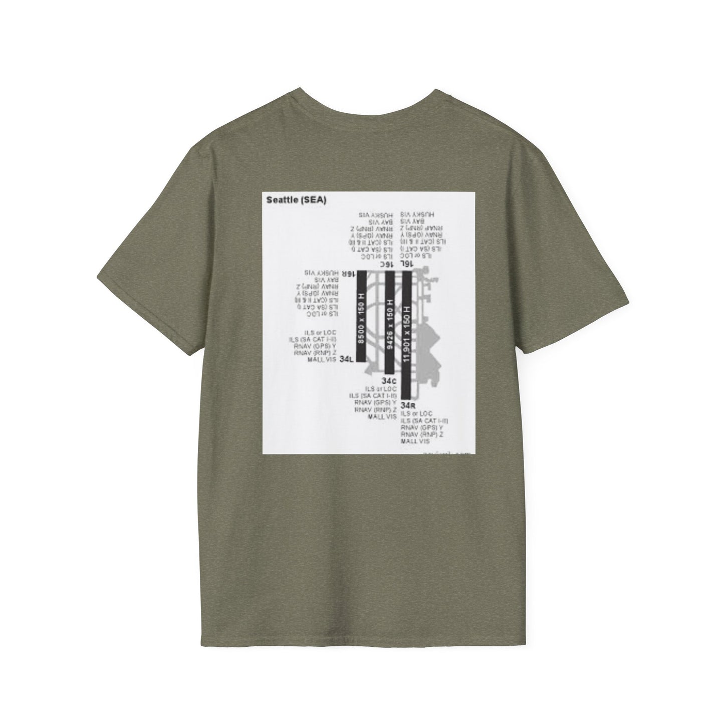 KSEA airport t-shirt