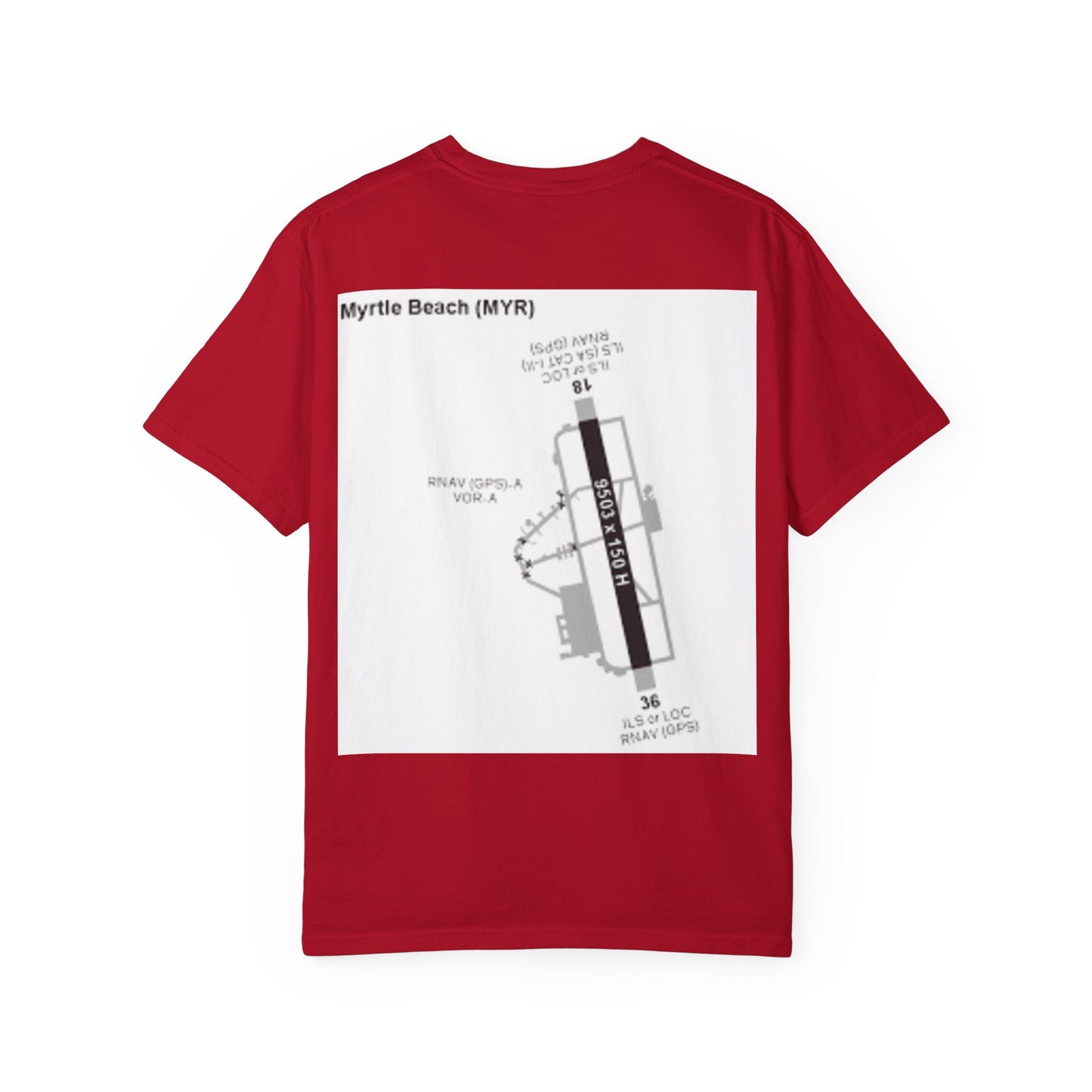 KMYR airport t-shirt