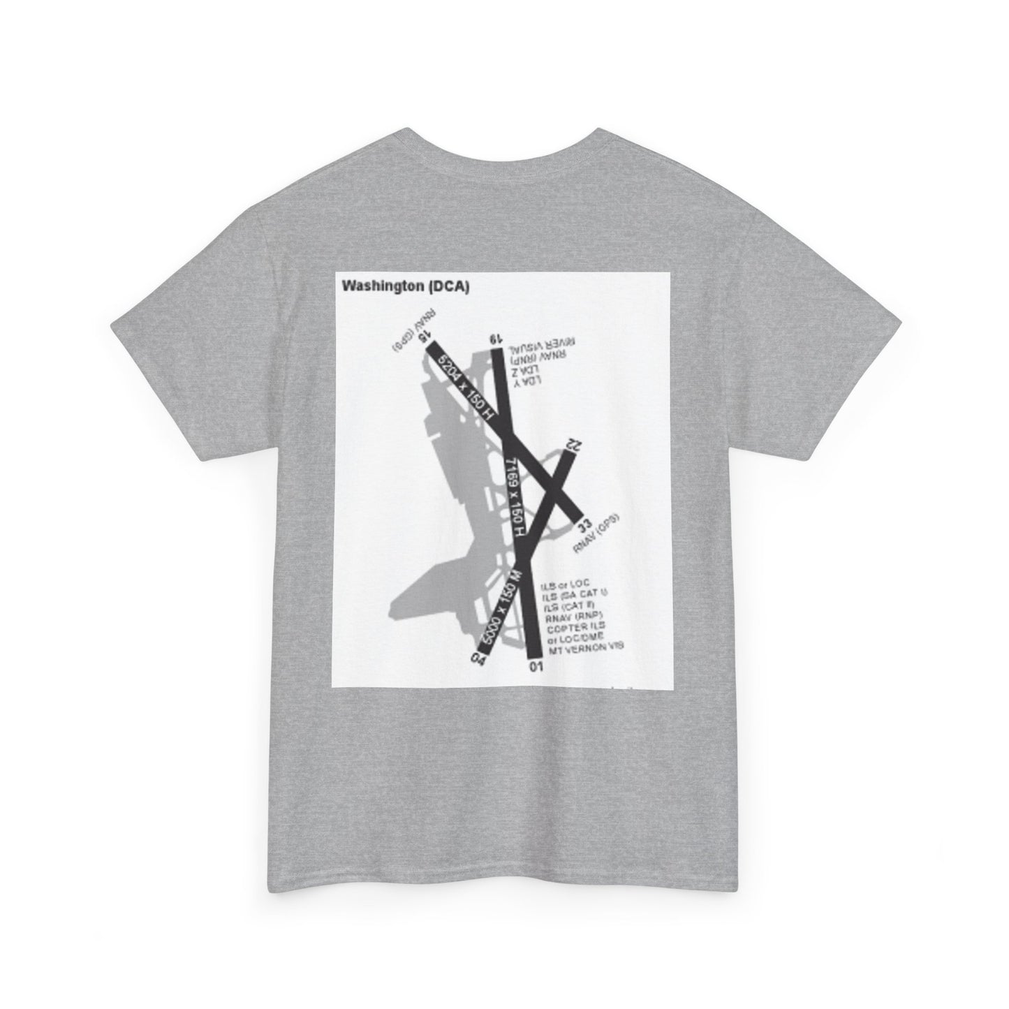 KDCA airport t-shirt