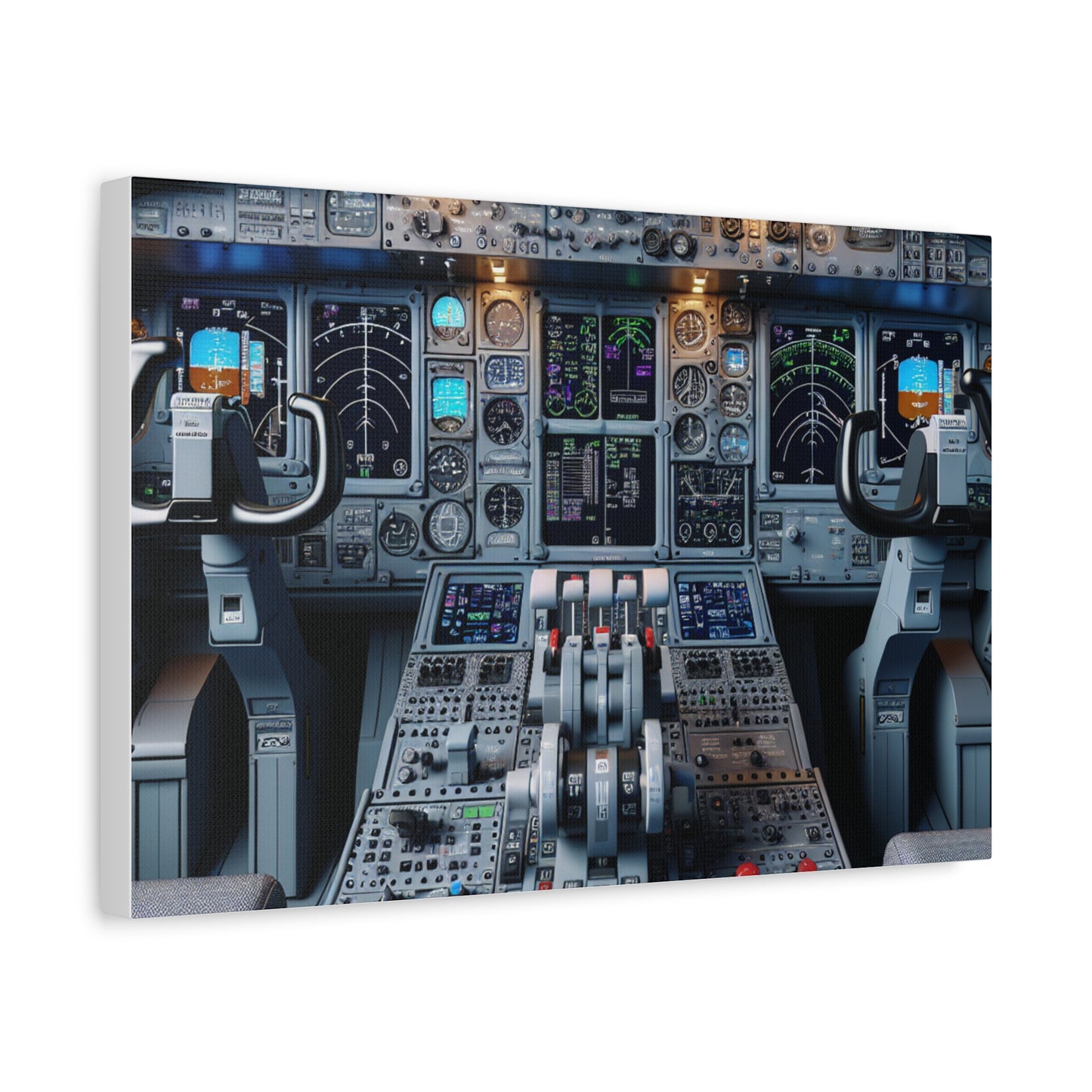 airplane controls canvas