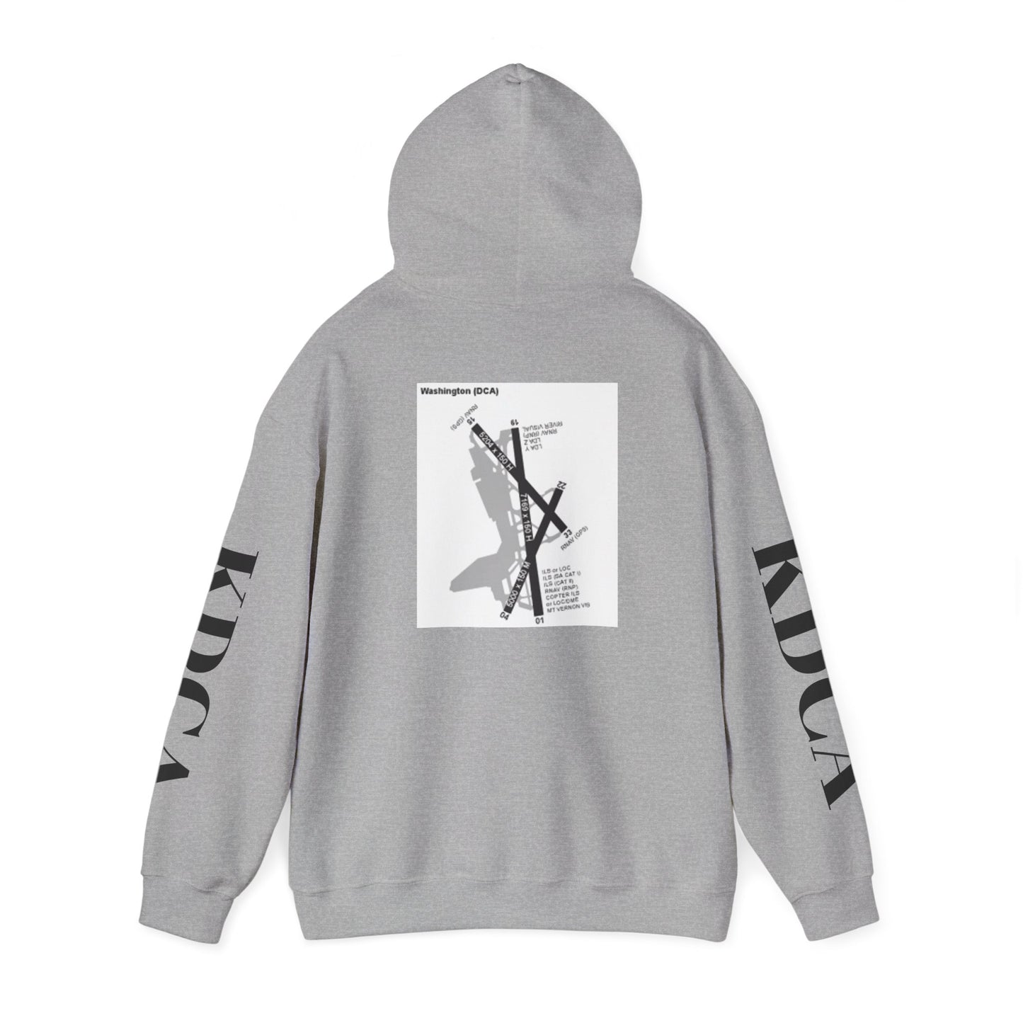 KDCA airport hoodie