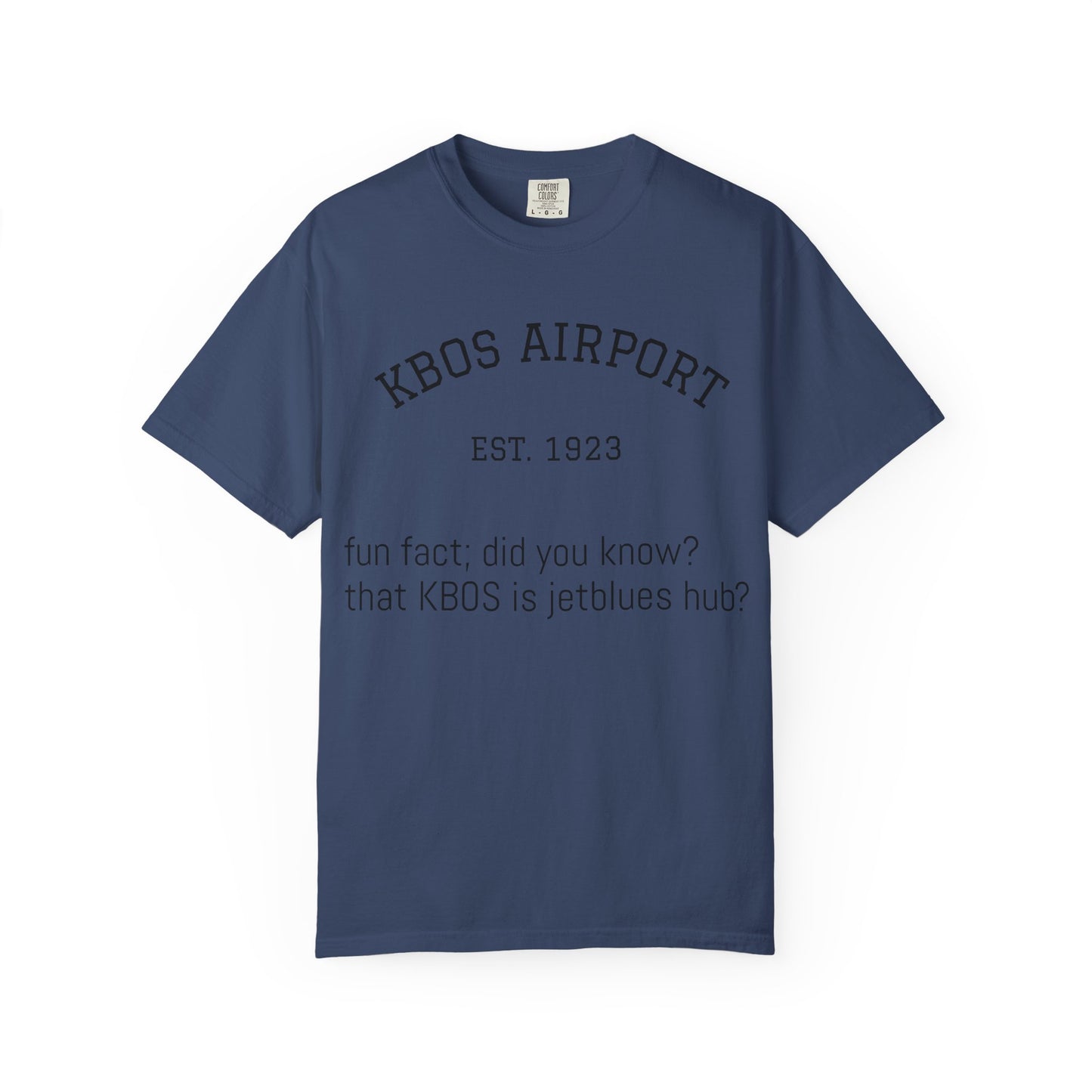 KBOS airport shirt