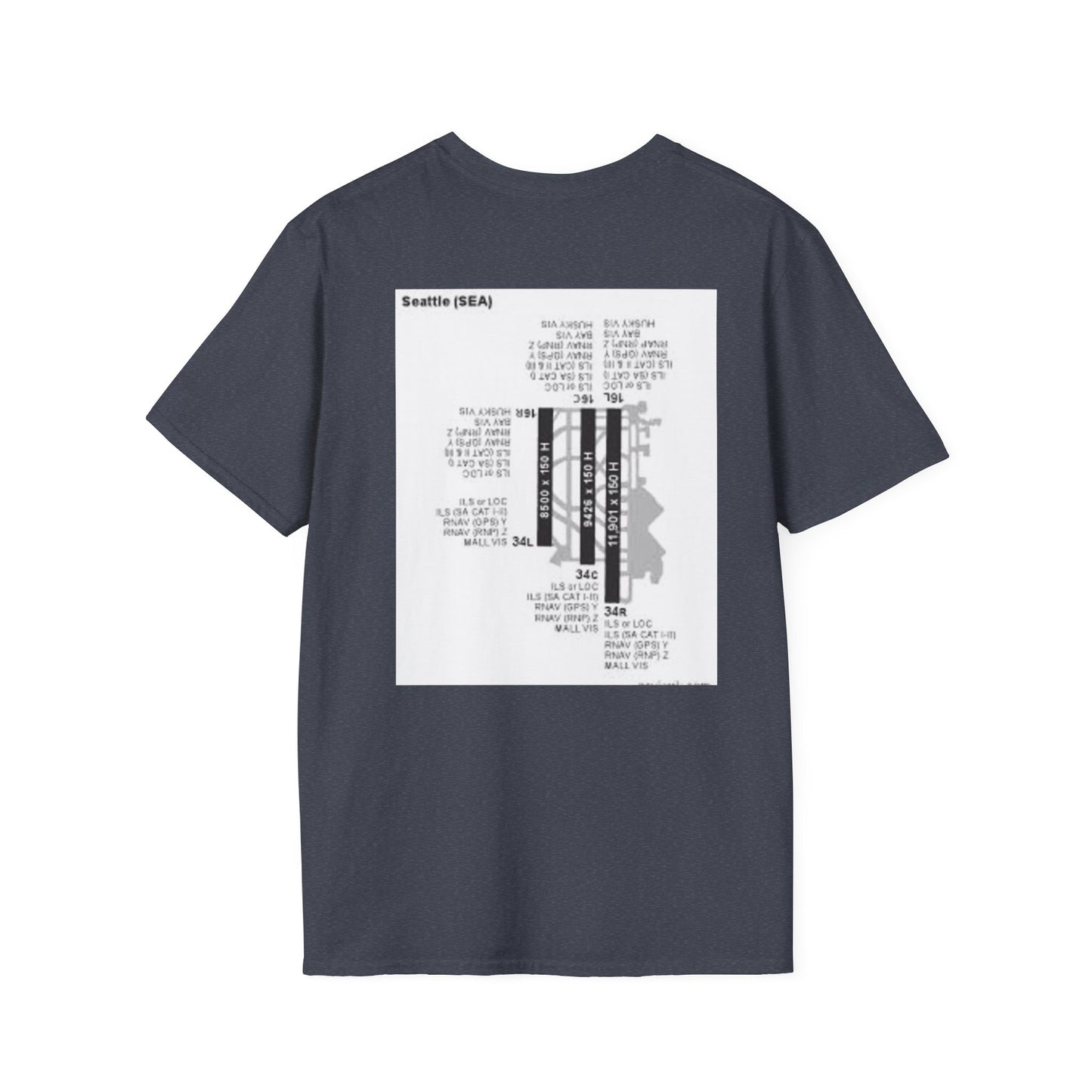 KSEA airport t-shirt