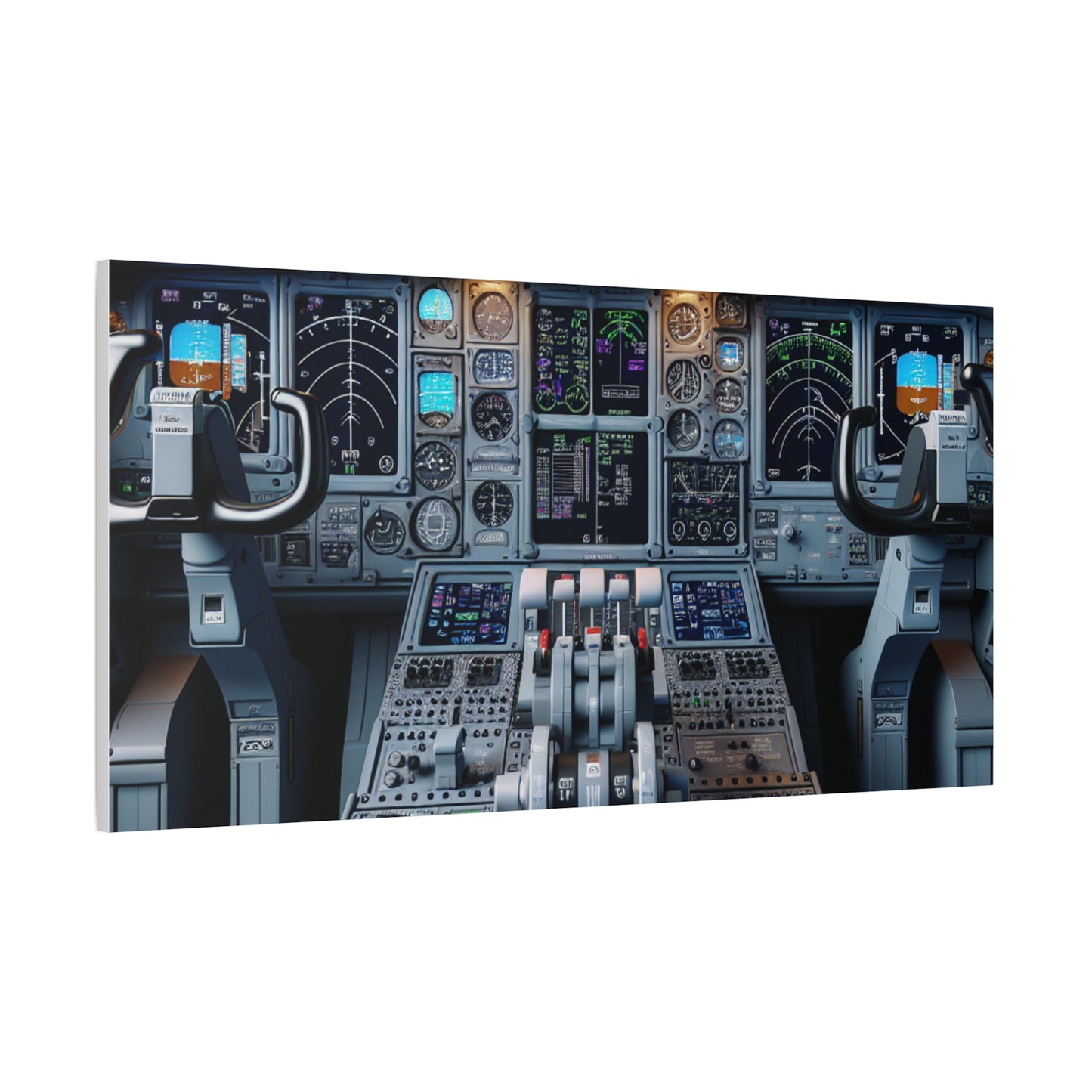 airplane controls canvas