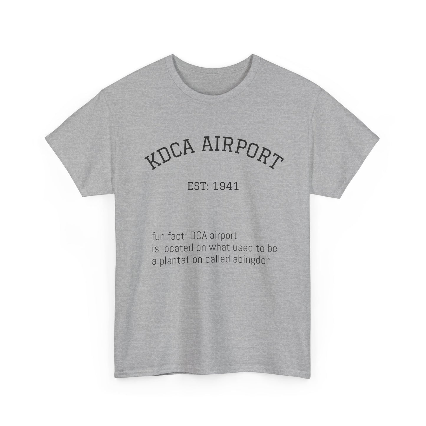 KDCA airport t-shirt