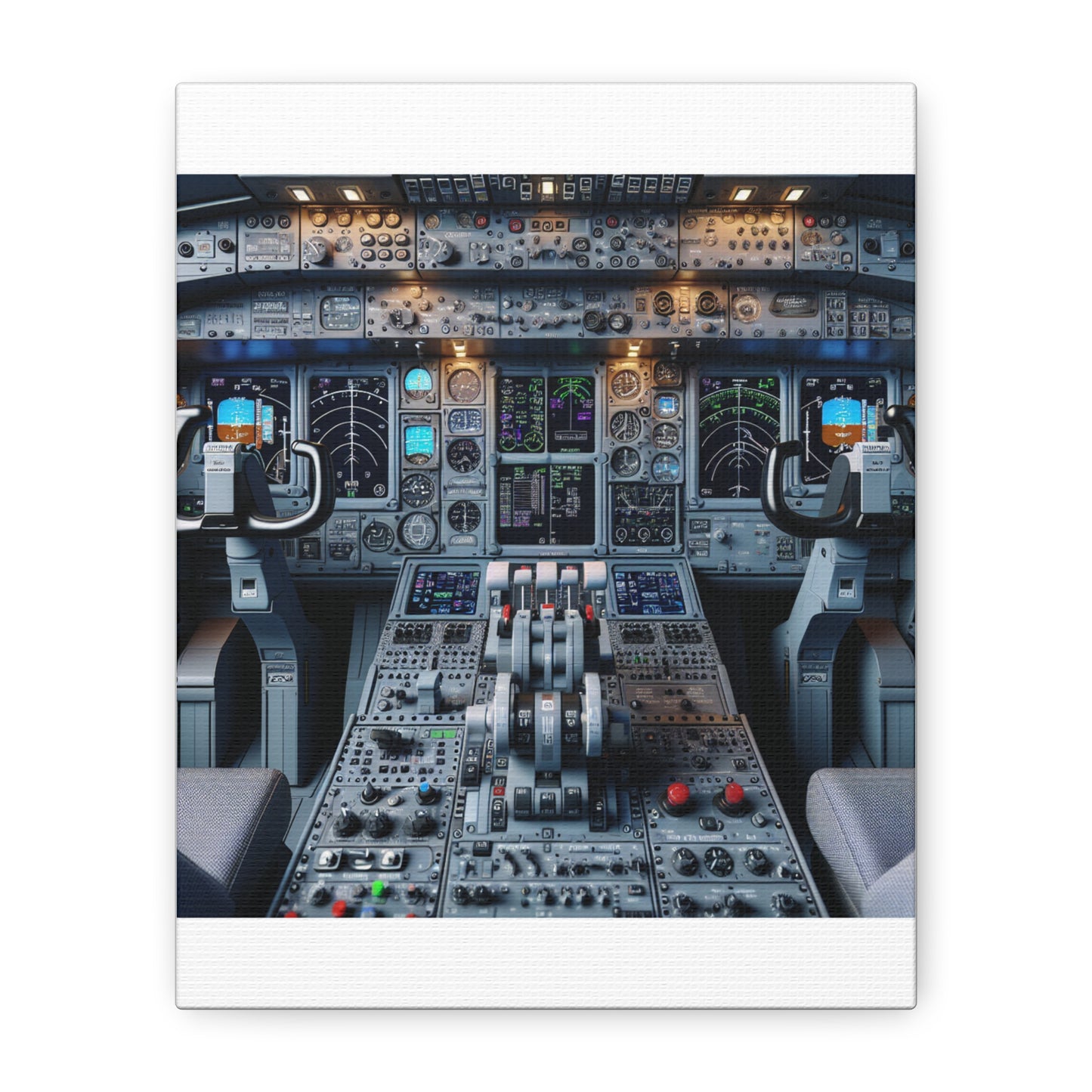 airplane controls canvas