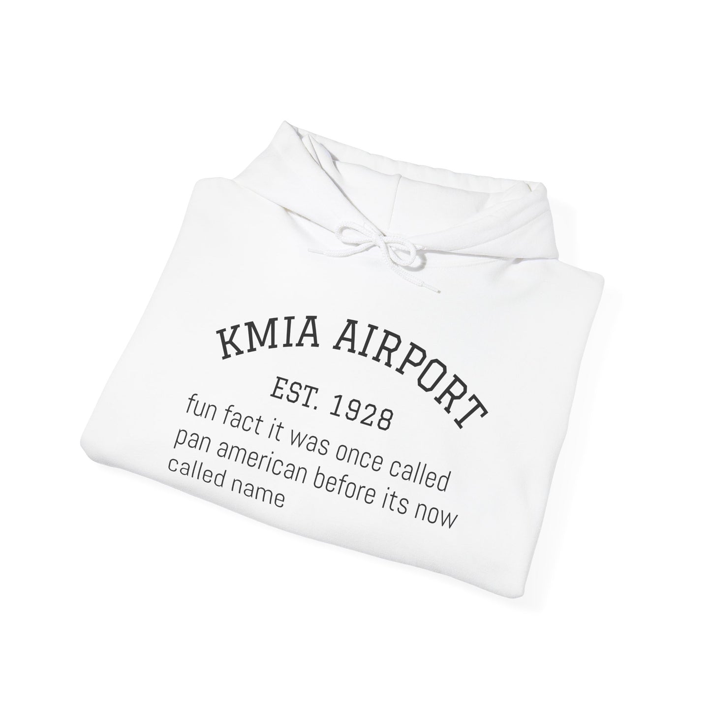 KMIA airport map hoodie