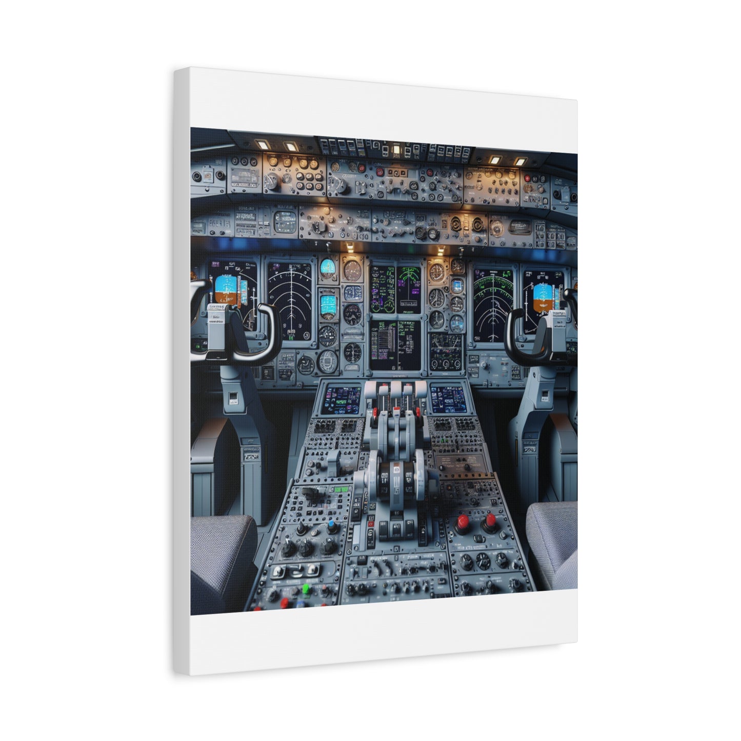 airplane controls canvas