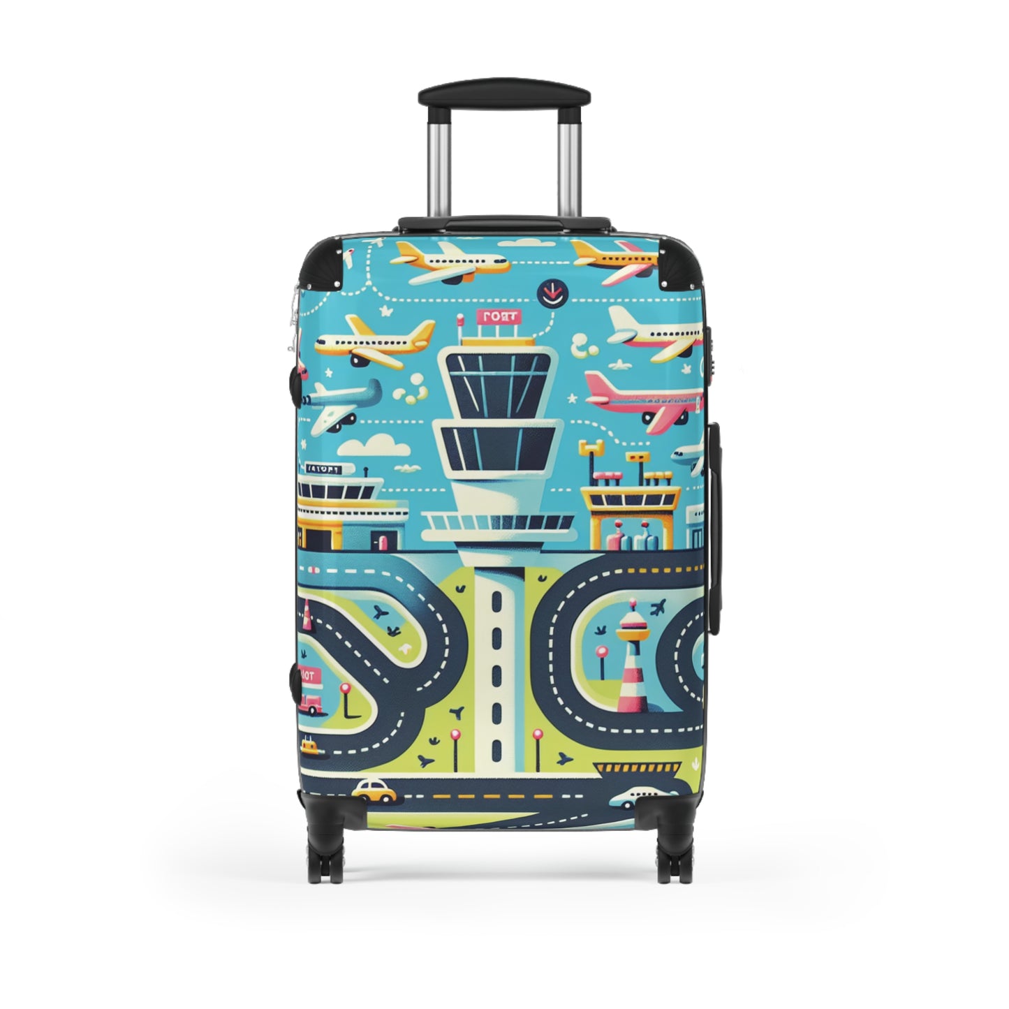 airport pattern suitcase