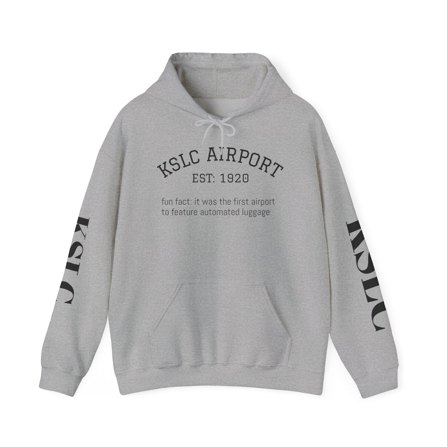 KSLC airport map hoodie