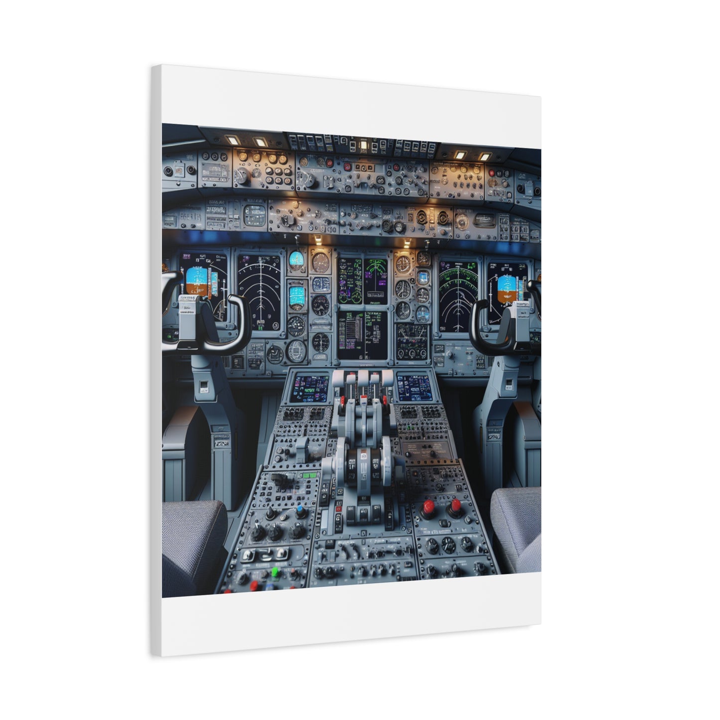 airplane controls canvas