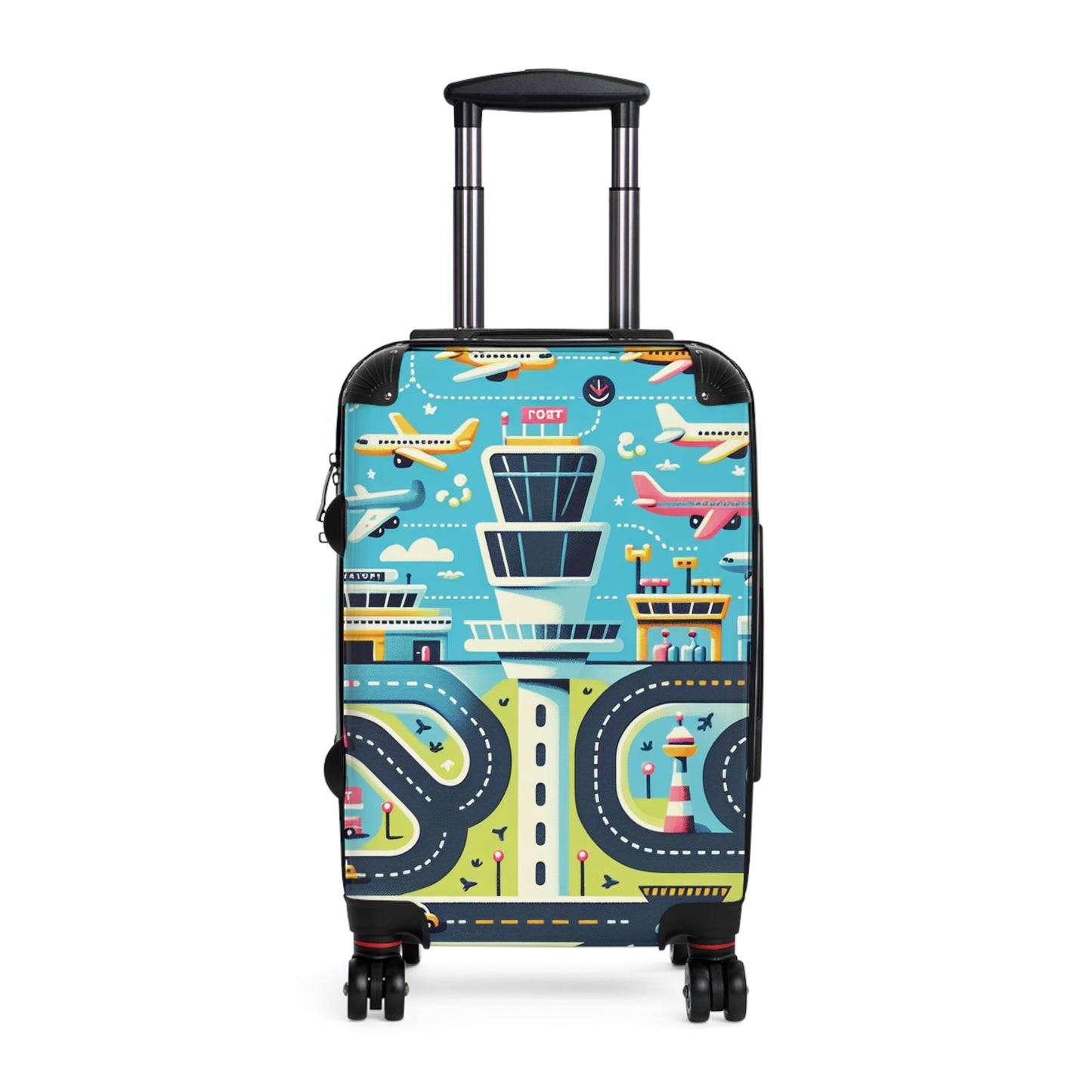 airport pattern suitcase